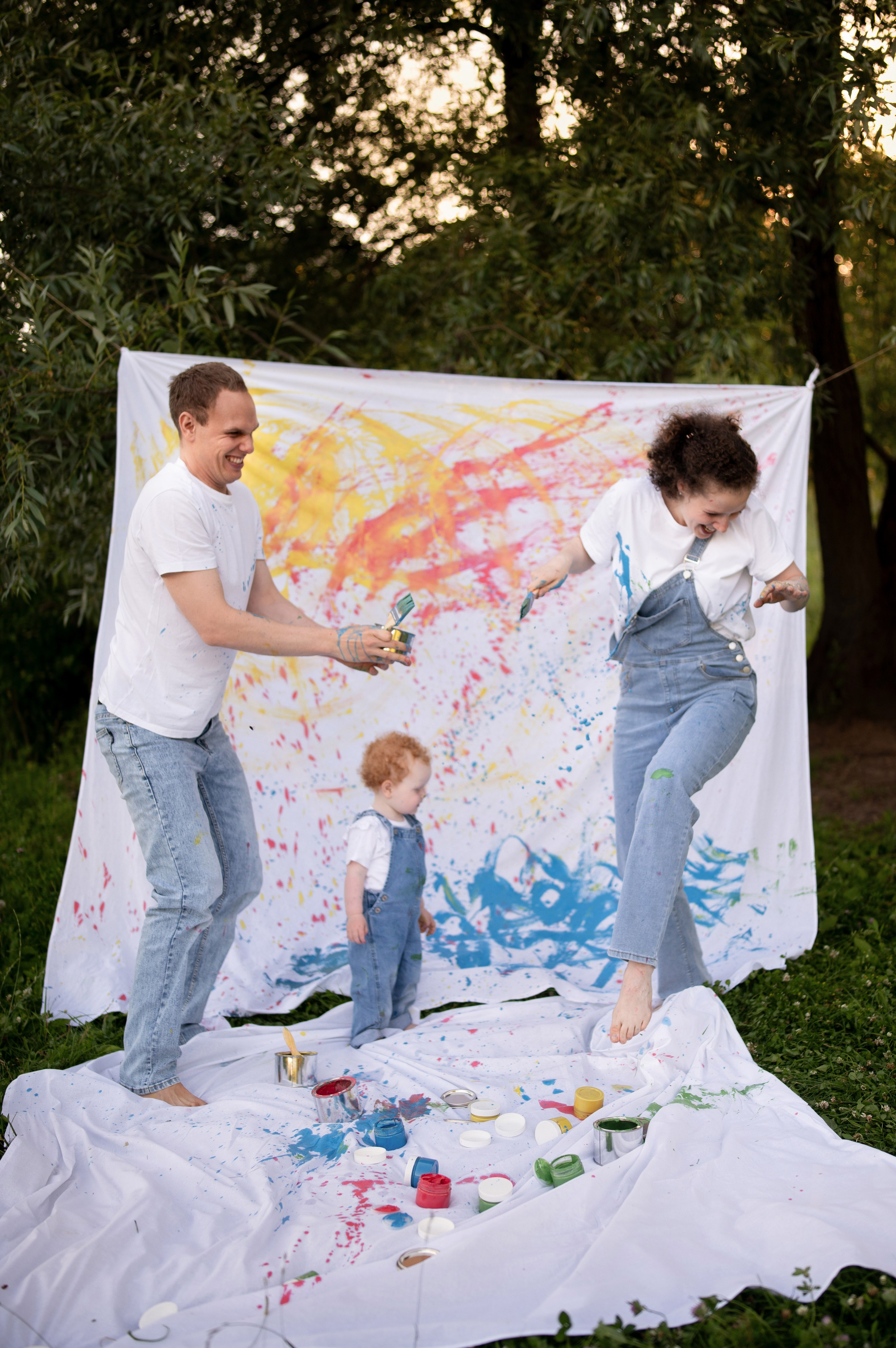 Семейная съемка на природе. Семейный и детский фотограф в Москве Анна Оськина