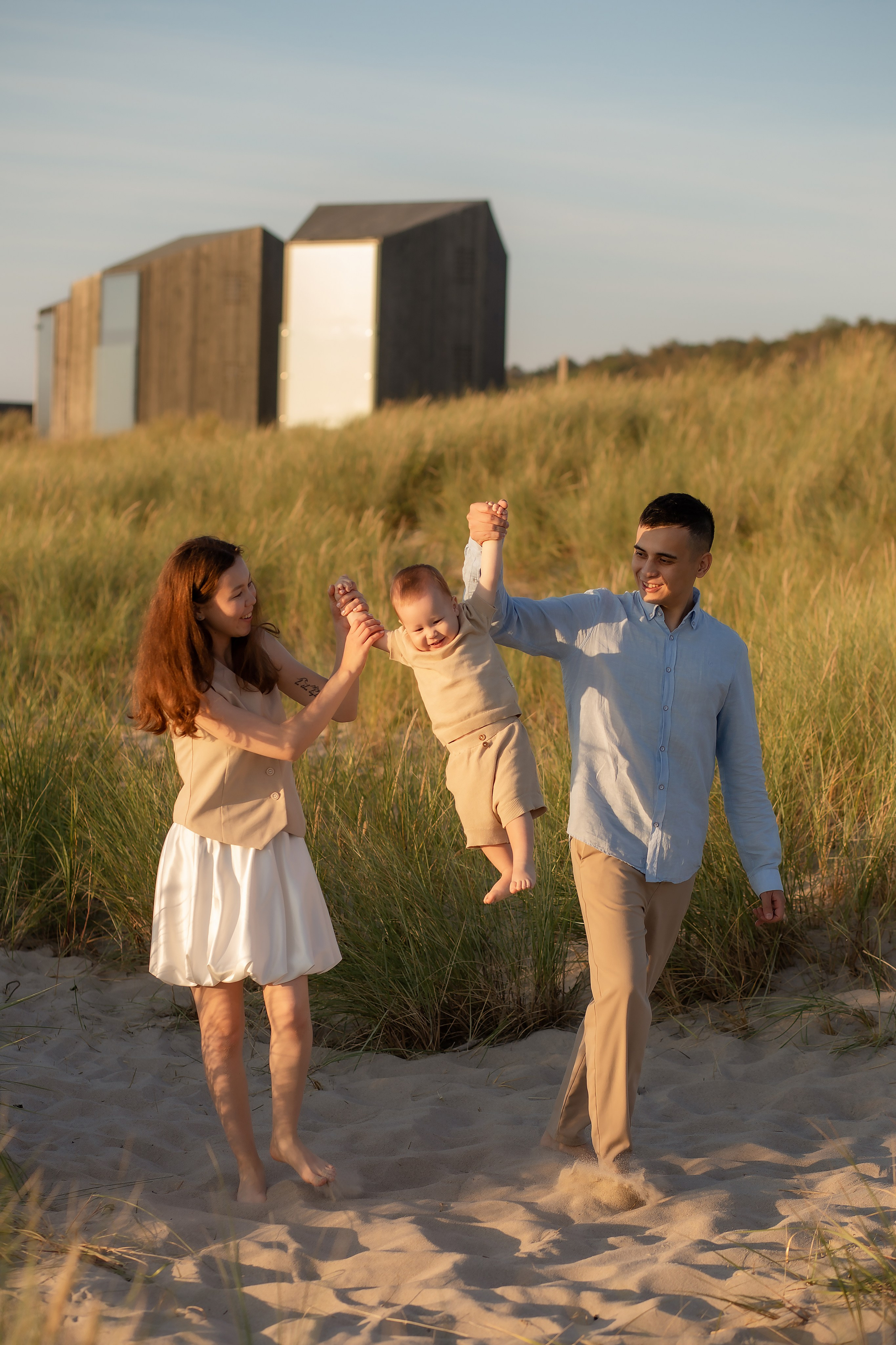 Карина, Эмиль и Марсель. На закате лета. Фотограф в Калининграде Решетникова Алина
