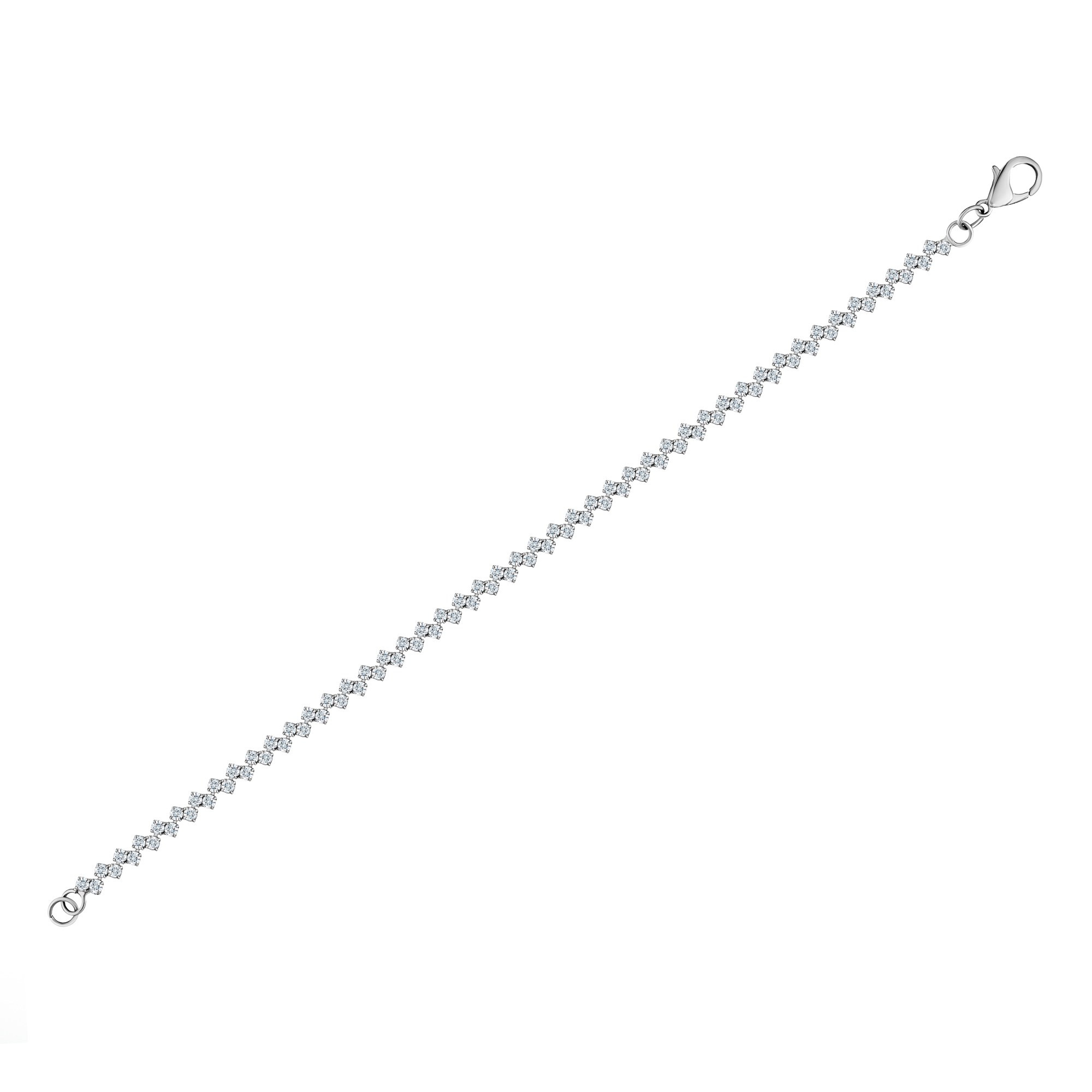 Браслет с камнями на ногу