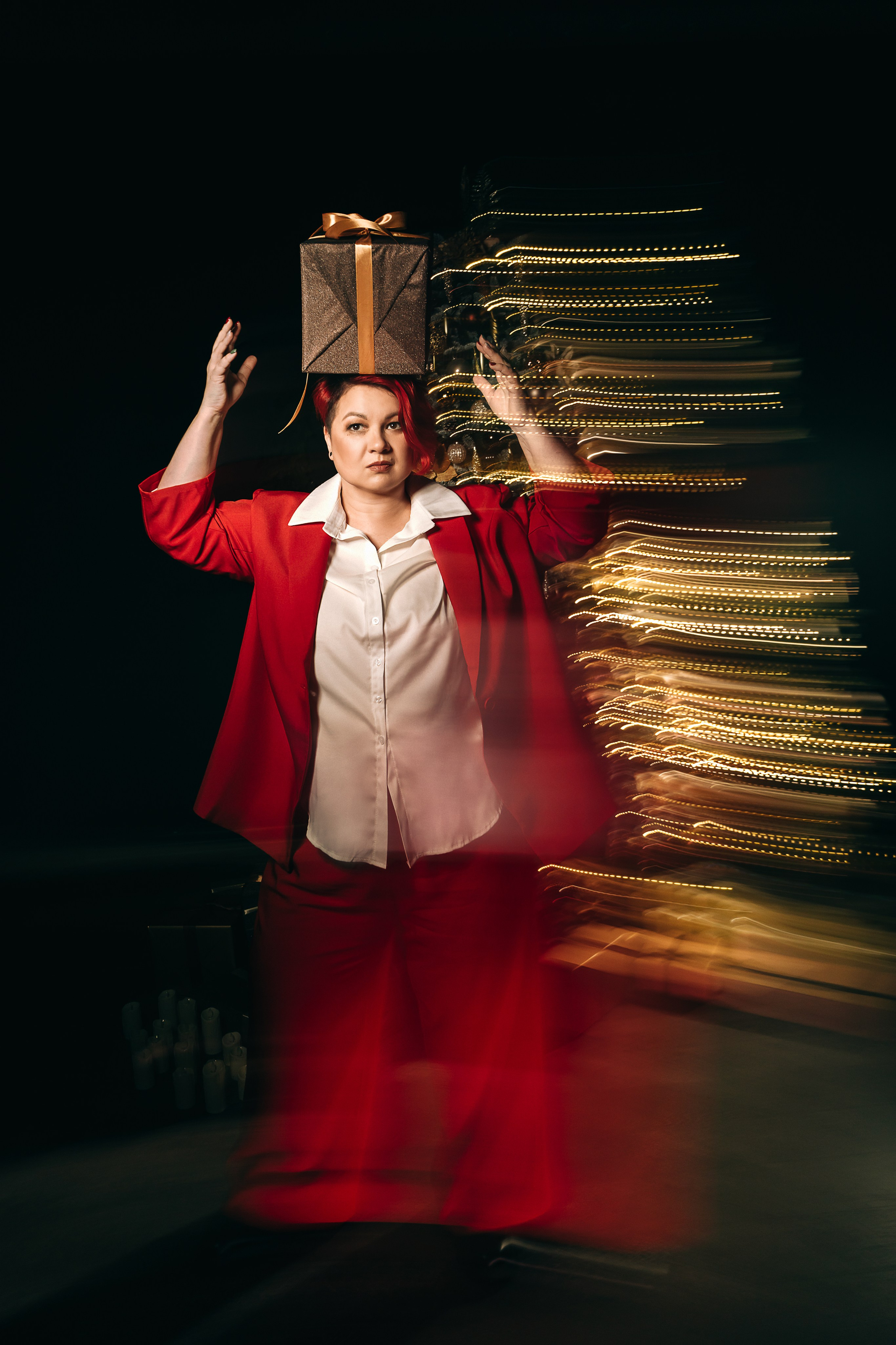 Юля. Альтернативный взгляд на Новый год. Портретный фотограф в Санкт-Петербурге Дмитриева Наталия