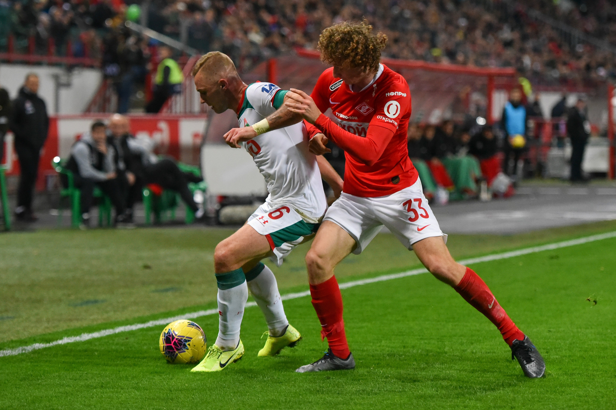 Чемпионат России по футболу: "Локомотив" (Москва) - "Спартак" (Москва) / М24