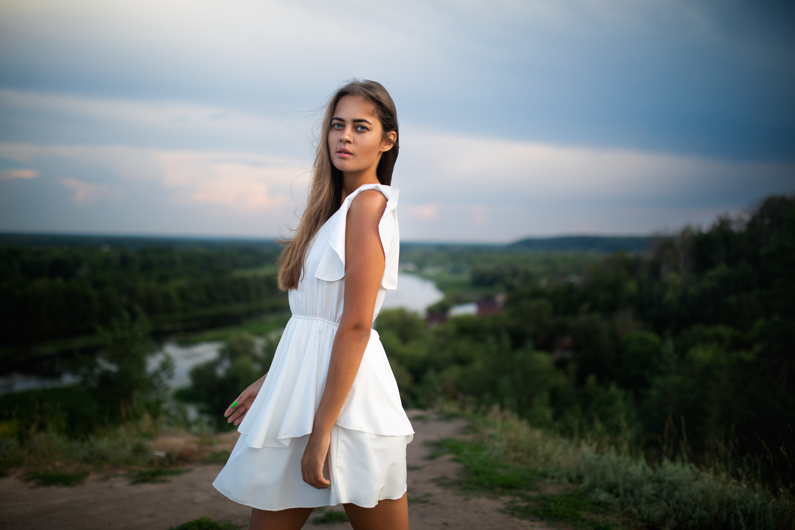 Фотосессия с Ольгой на природе в формате для «себя»