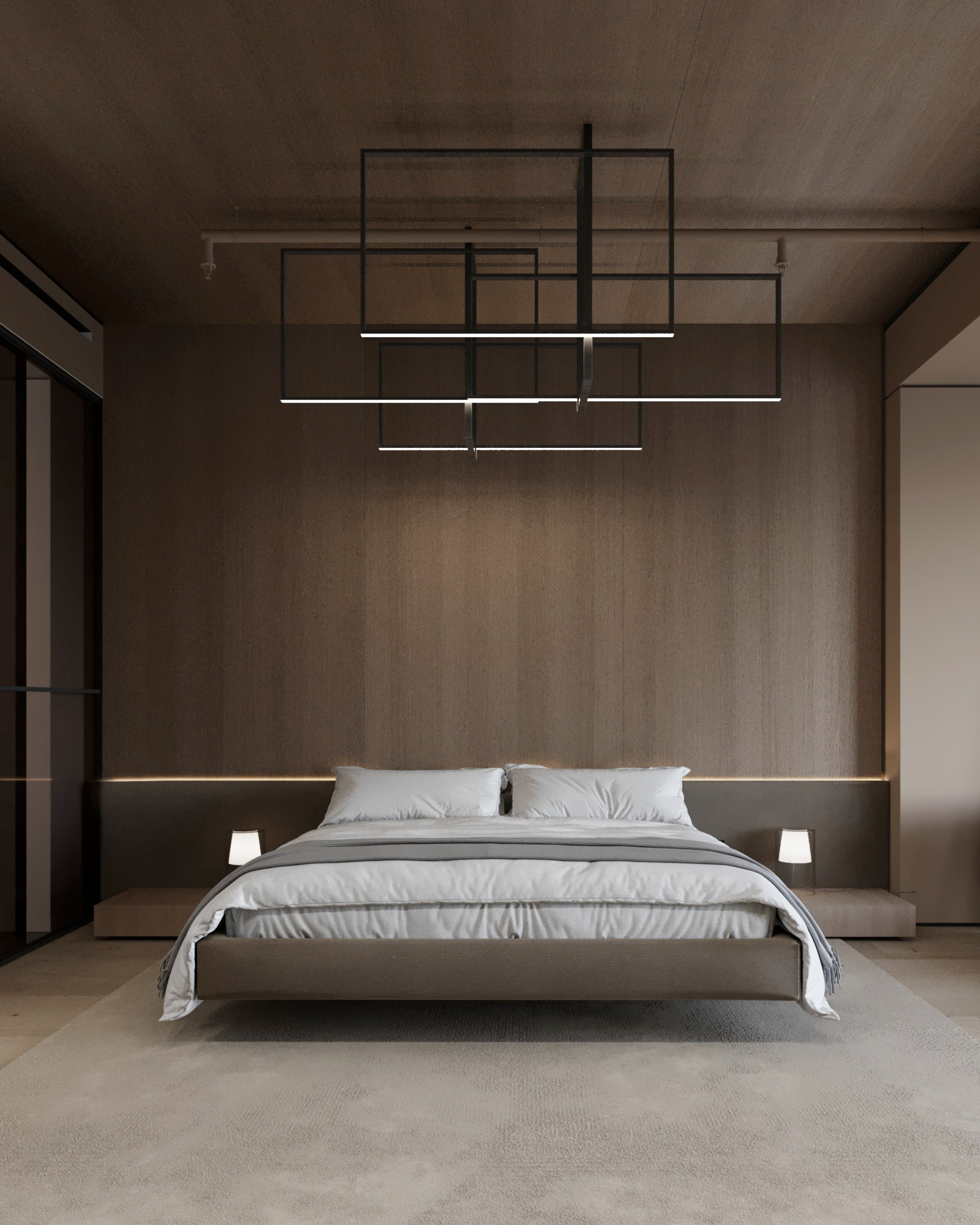 Апартаменты в башне Санкт-Петербург. Архитектурные интерьеры