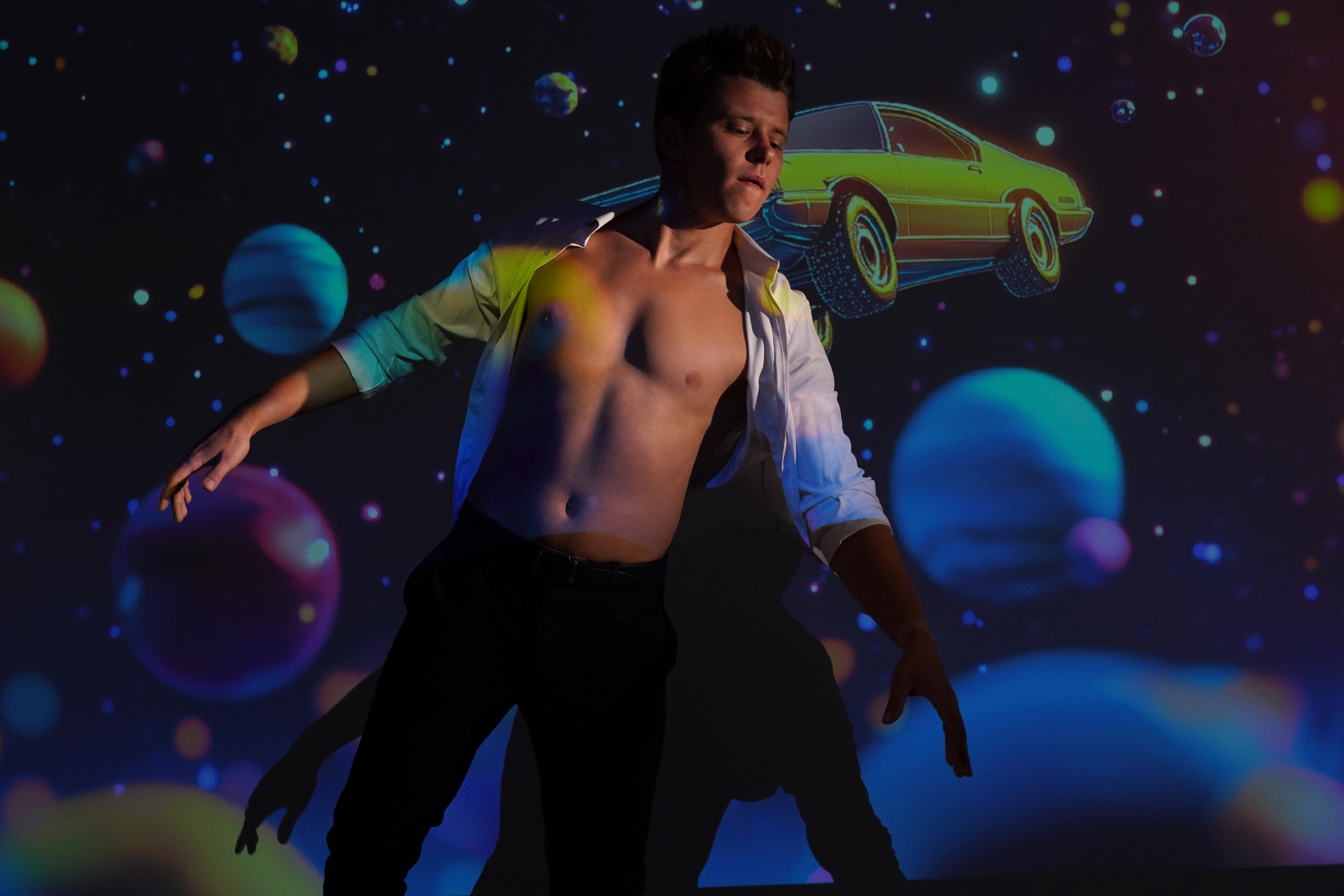 Фотосессия с проектором. Студийный и портретный фотограф в САНКТ-ПЕТЕРБУРГЕИрина Махаон