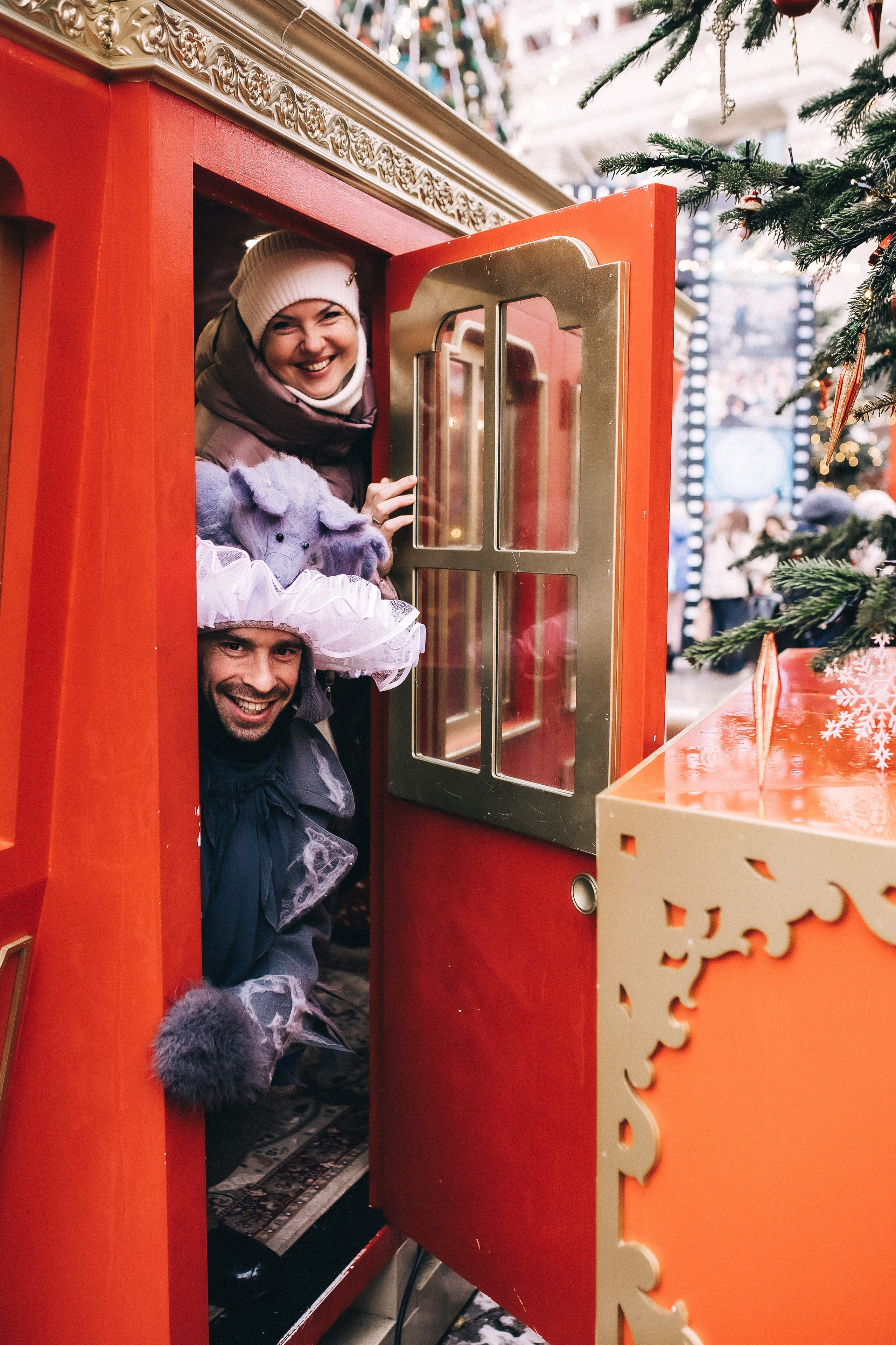 ГУМ и новогодняя ярмарка. Юля и Валя!. Профессиональный фотограф, Москва |Видное Елена Елизарова