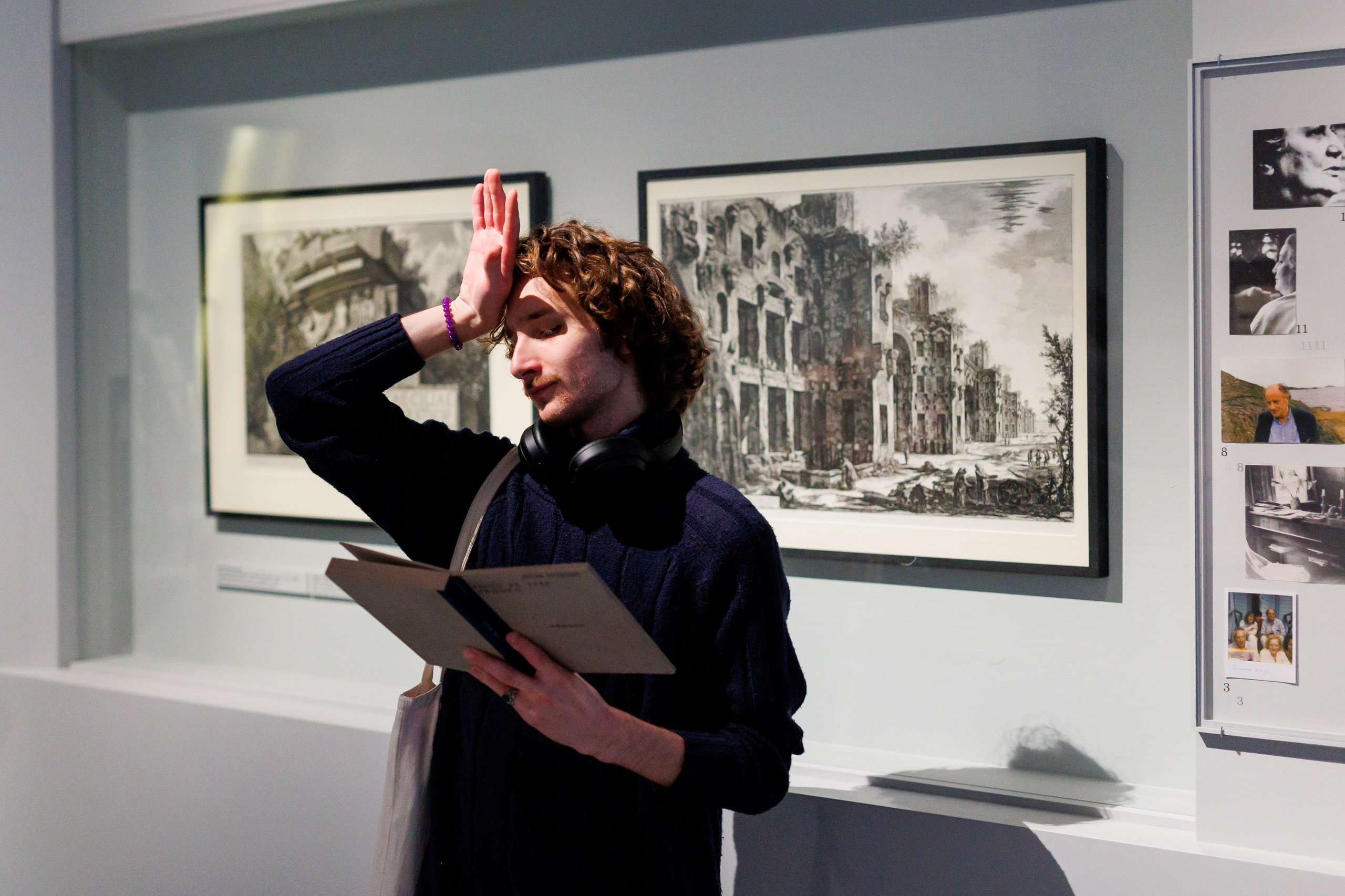 Мероприятия посвященные открытию выставки Иосиф Бродский — Место не хуже любого. Фотограф Иван Недорез