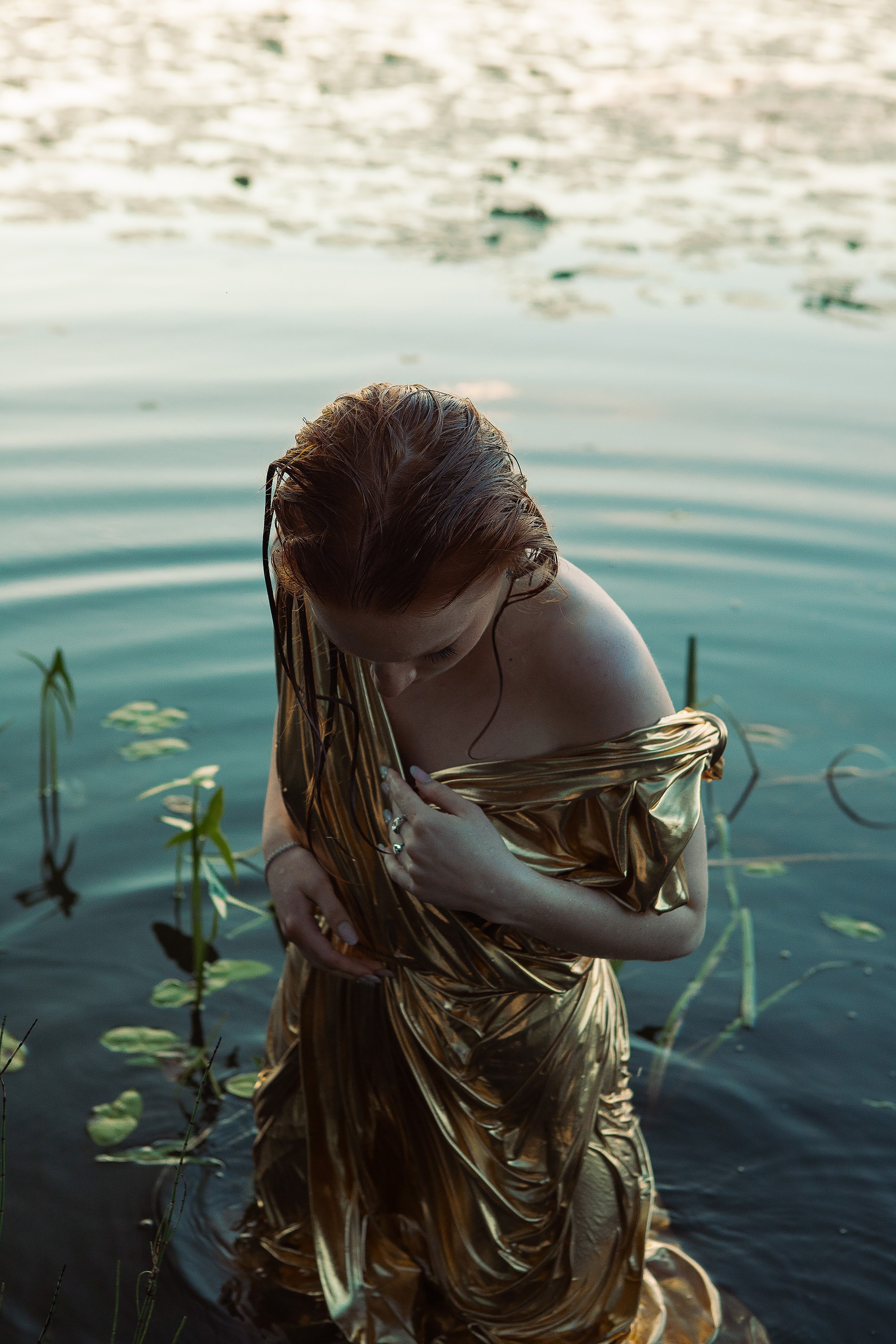 Лена в озере. Семейный и контент- фотограф Анна Уткина, Электросталь, Ногинск, Москва