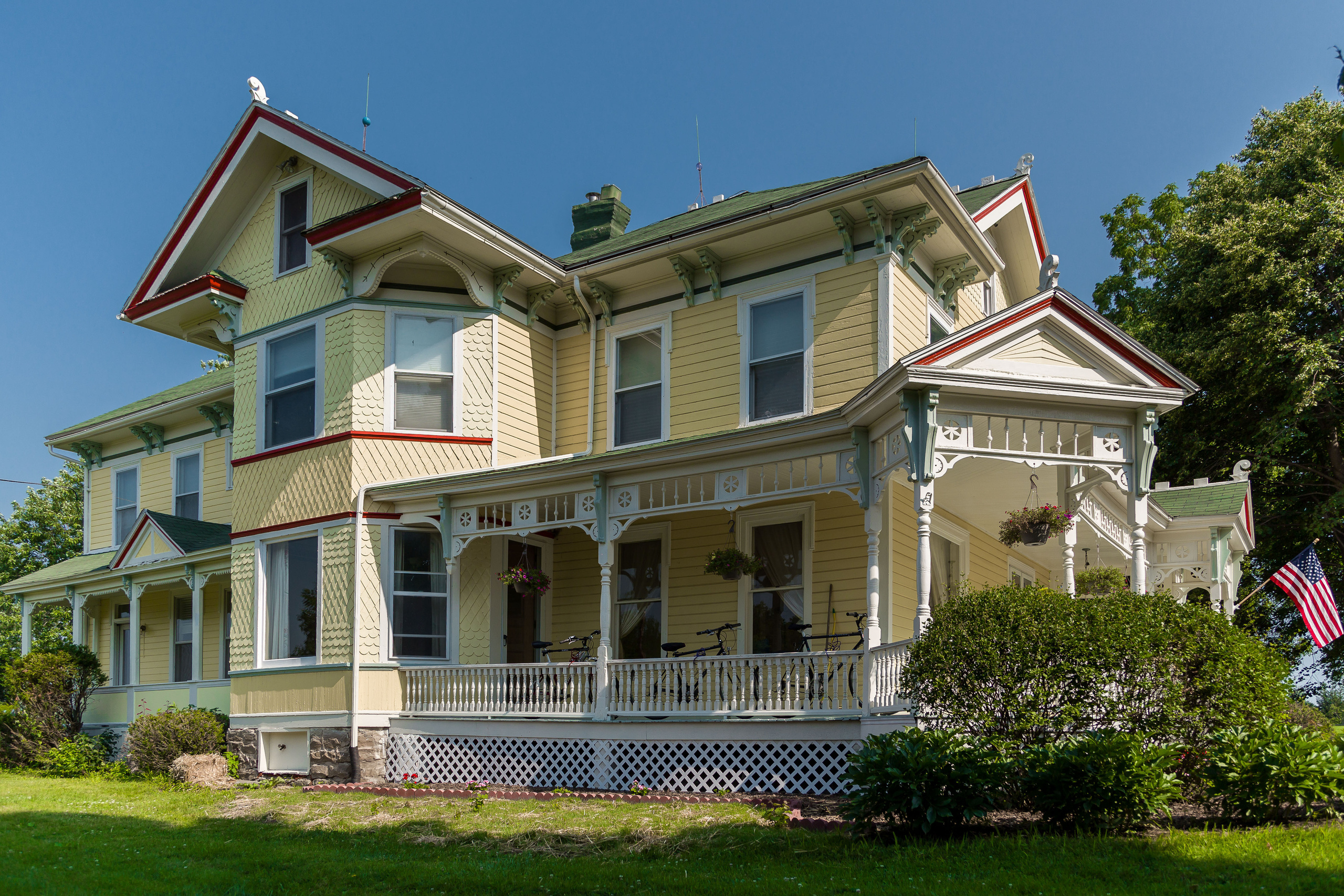 Формы и архитектоника жилого дома W.C. Ball House в городе Фэйрфилд. Проект фотографа Александра Высокина — «Фотоархитектоника»