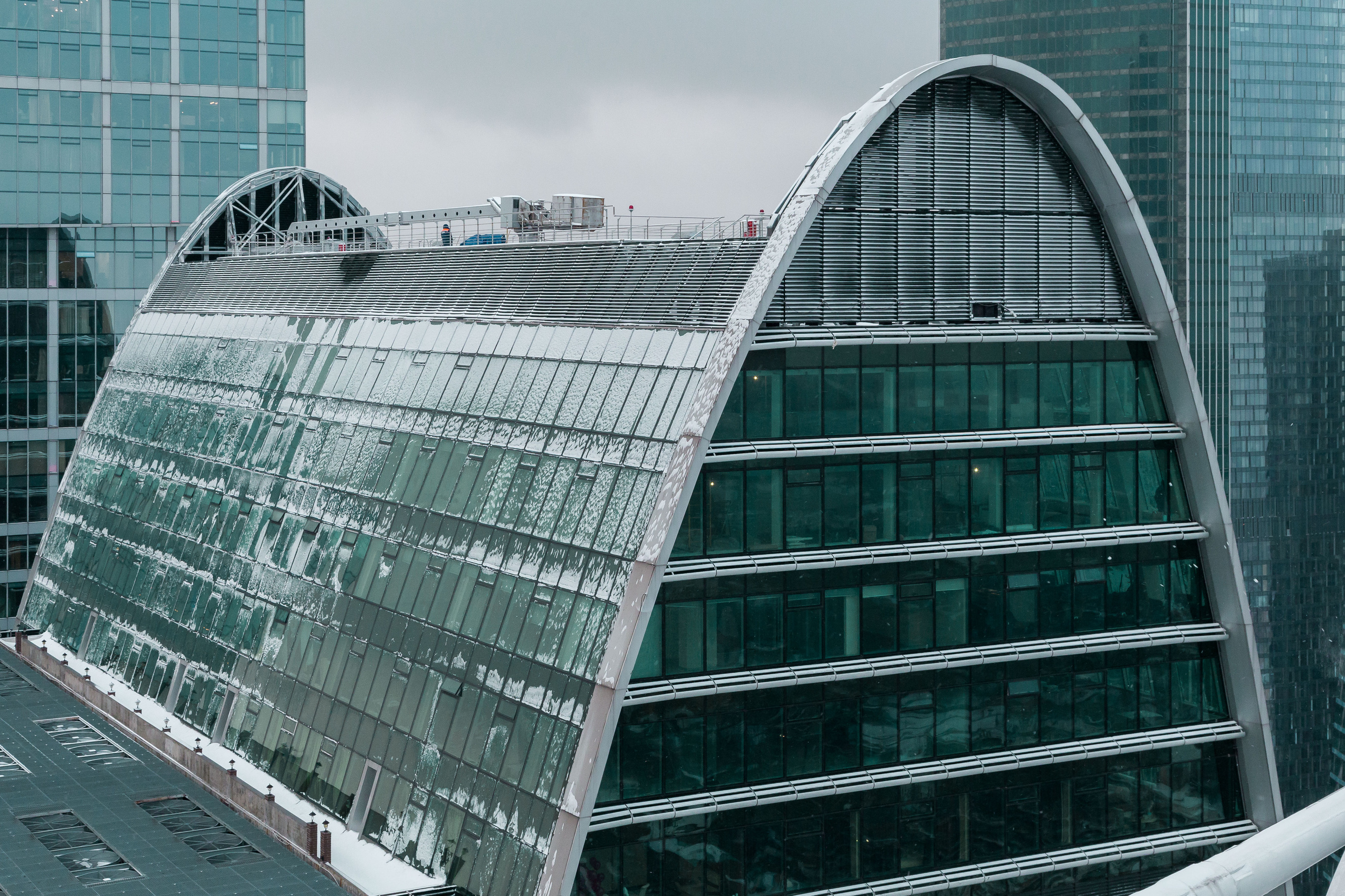 Формы и архитектоника башен ММДЦ. Проект фотографа Александра Высокина — «Фотоархитектоника»