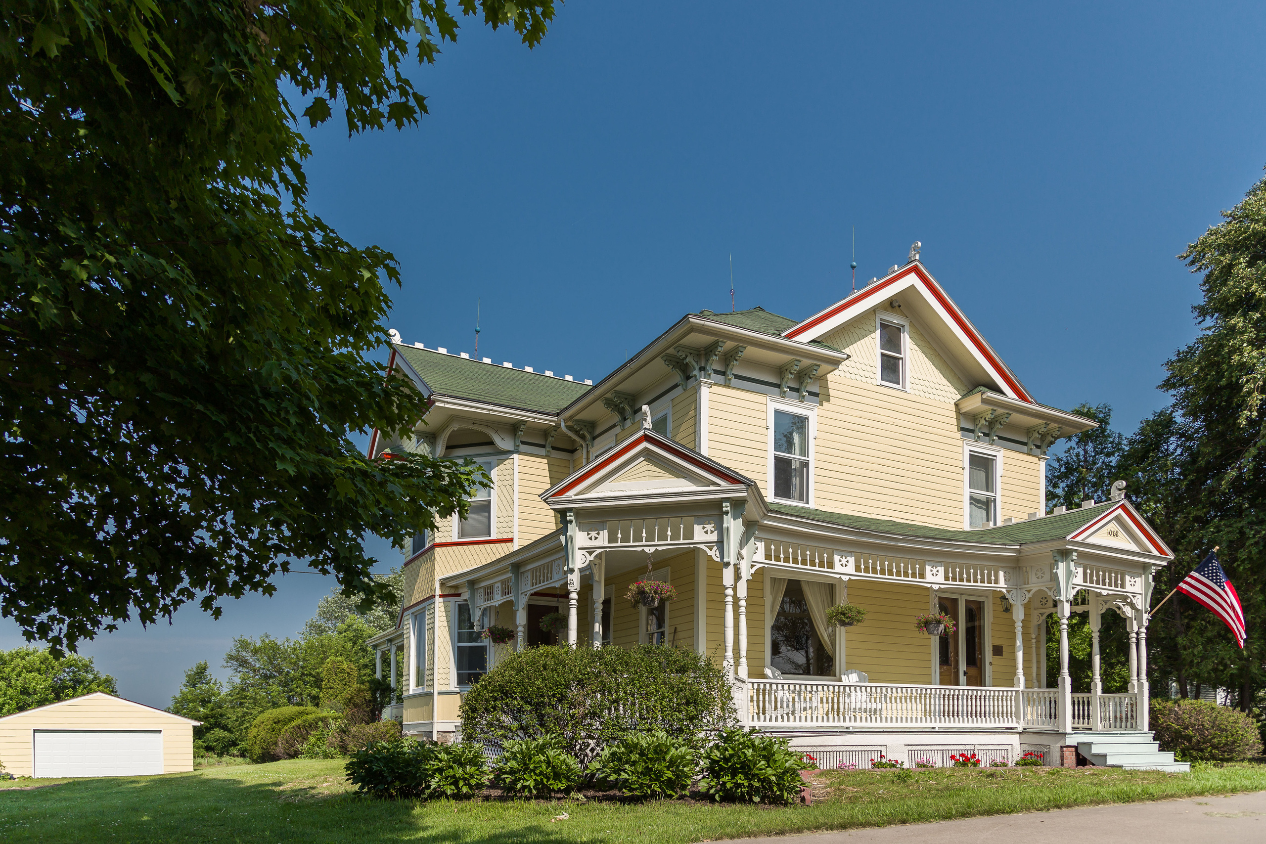 Формы и архитектоника жилого дома W.C. Ball House в городе Фэйрфилд. Проект фотографа Александра Высокина — «Фотоархитектоника»