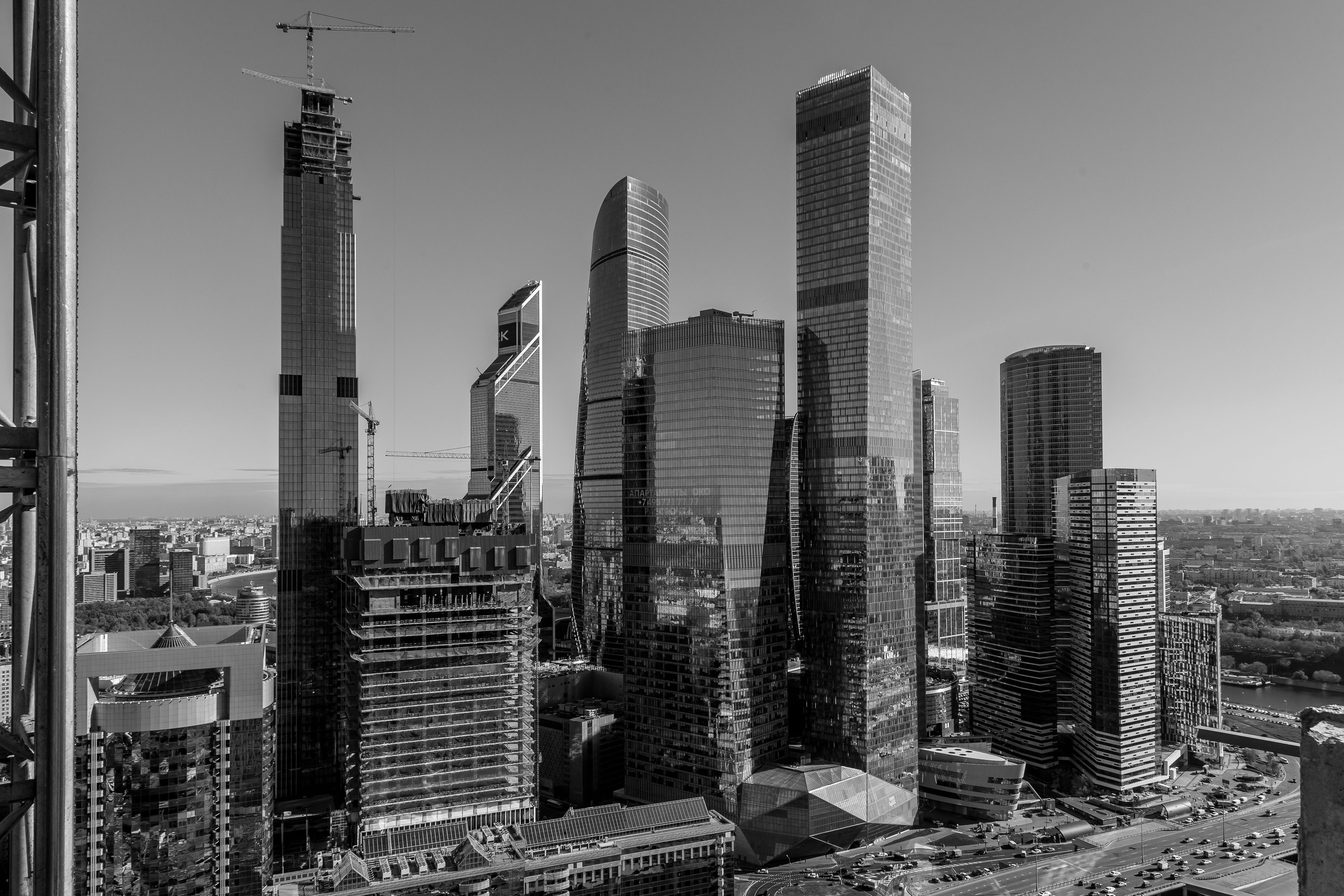 Формы и архитектоника башен ММДЦ. Проект фотографа Александра Высокина — «Фотоархитектоника»