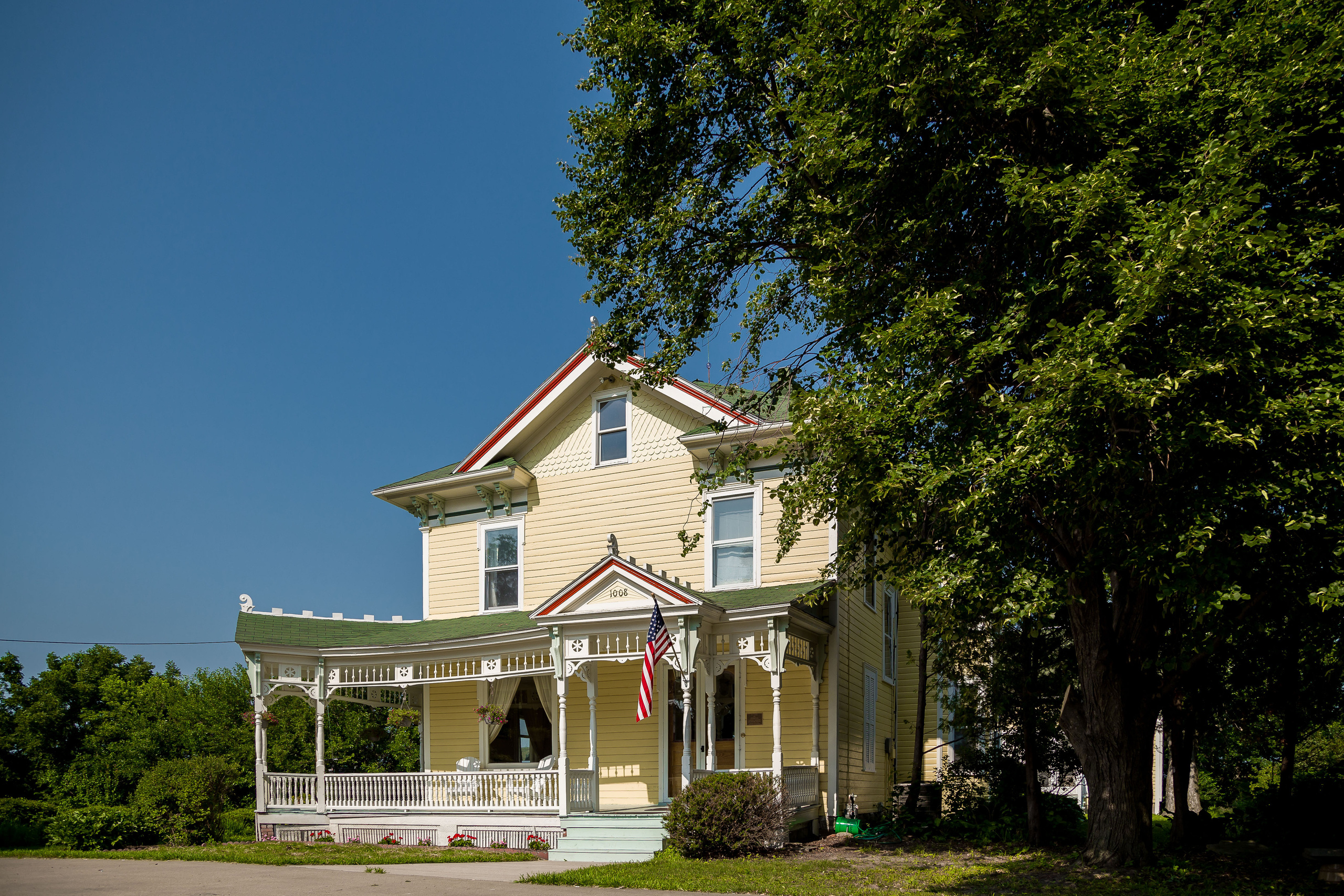 Формы и архитектоника жилого дома W.C. Ball House в городе Фэйрфилд. Проект фотографа Александра Высокина — «Фотоархитектоника»