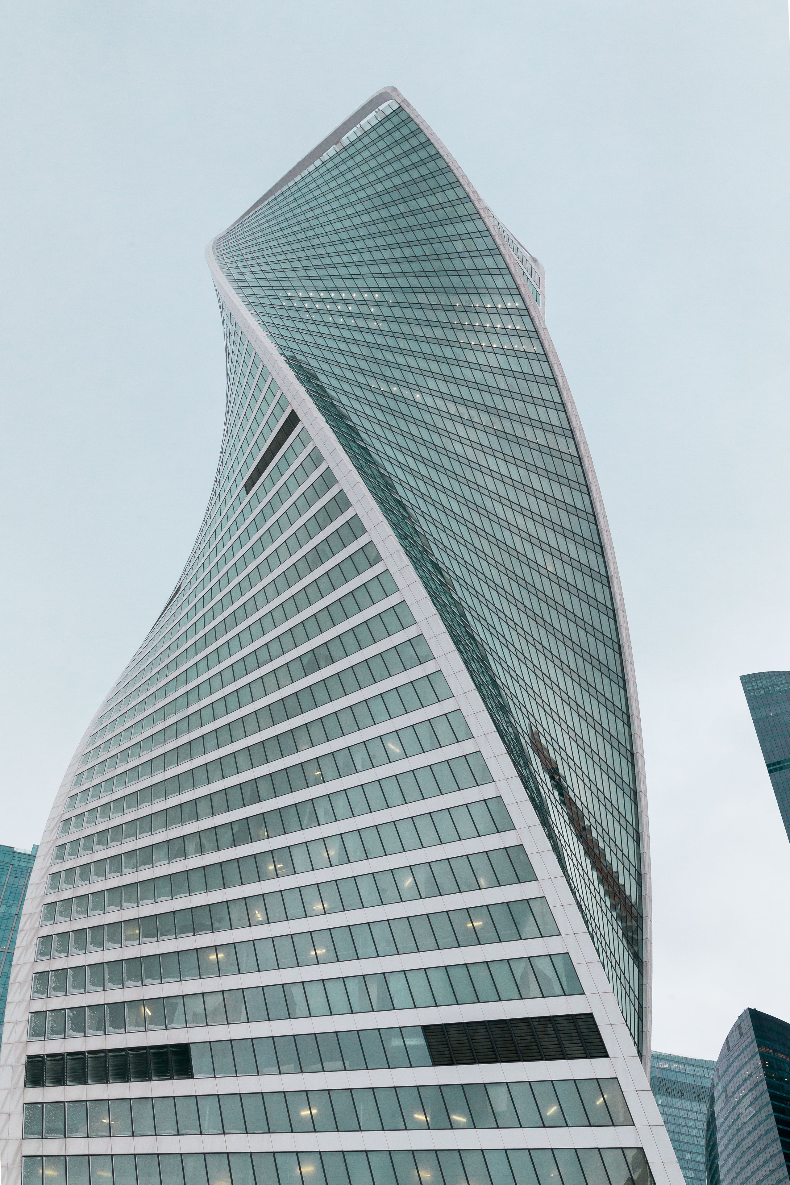 Формы и архитектоника башен ММДЦ. Проект фотографа Александра Высокина — «Фотоархитектоника»