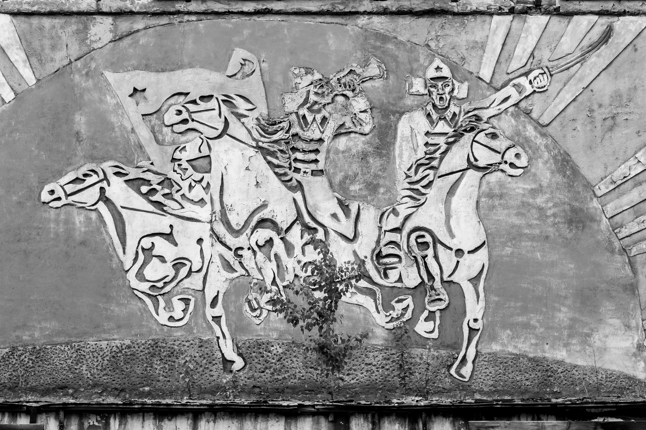 Формы и архитектоника здания Дома Культуры в ЗАТО Циолковский. Проект фотографа Александра Высокина — «Фотоархитектоника»