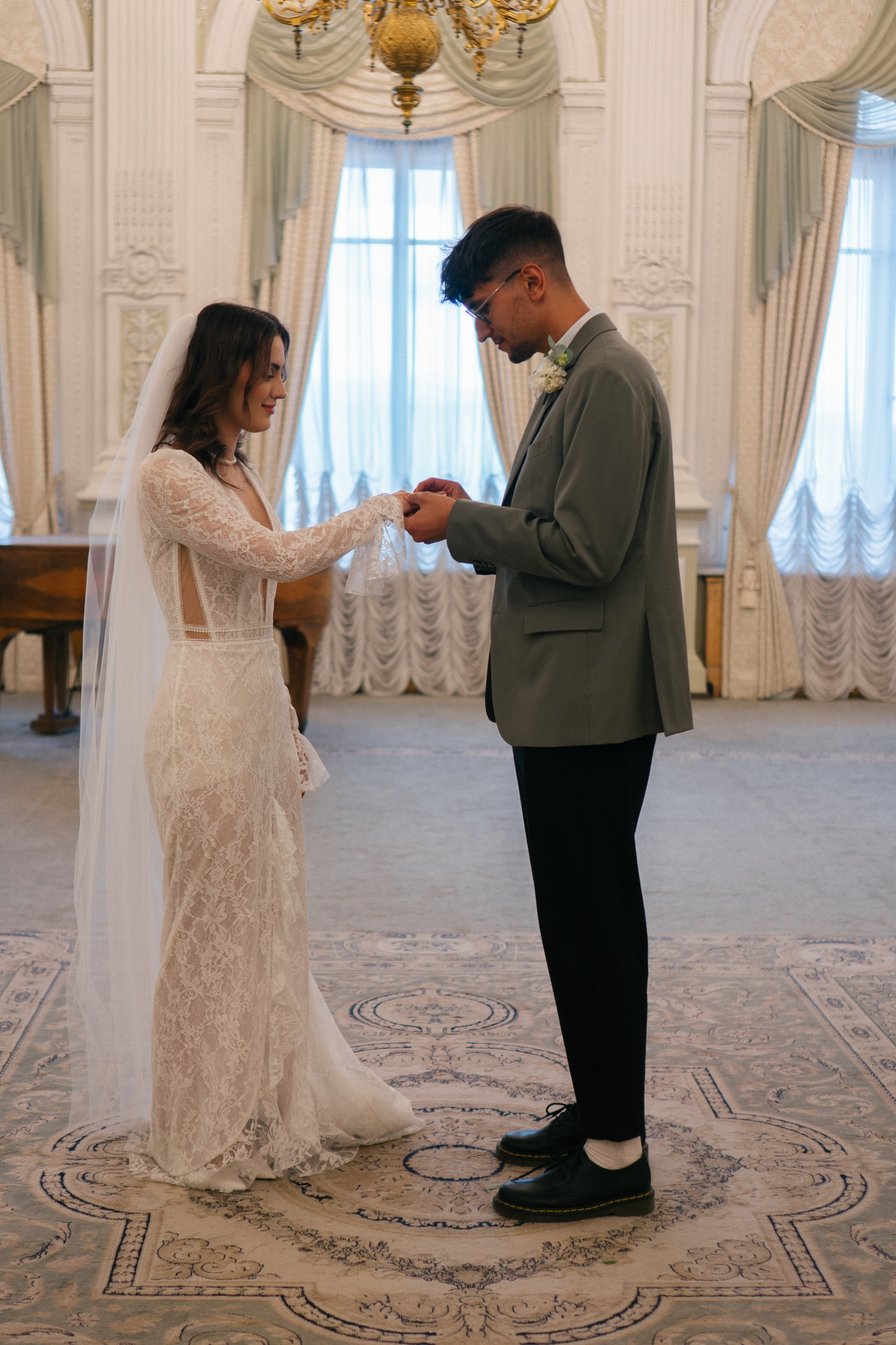 СВАДЕБНАЯ СЬЕМКА В ПЕРВОМ ДВОРЦЕ БРАКОСОЧЕТАНИЯ. Профессиональный фотограф, Санкт-Петербург — Виктория Богомолова