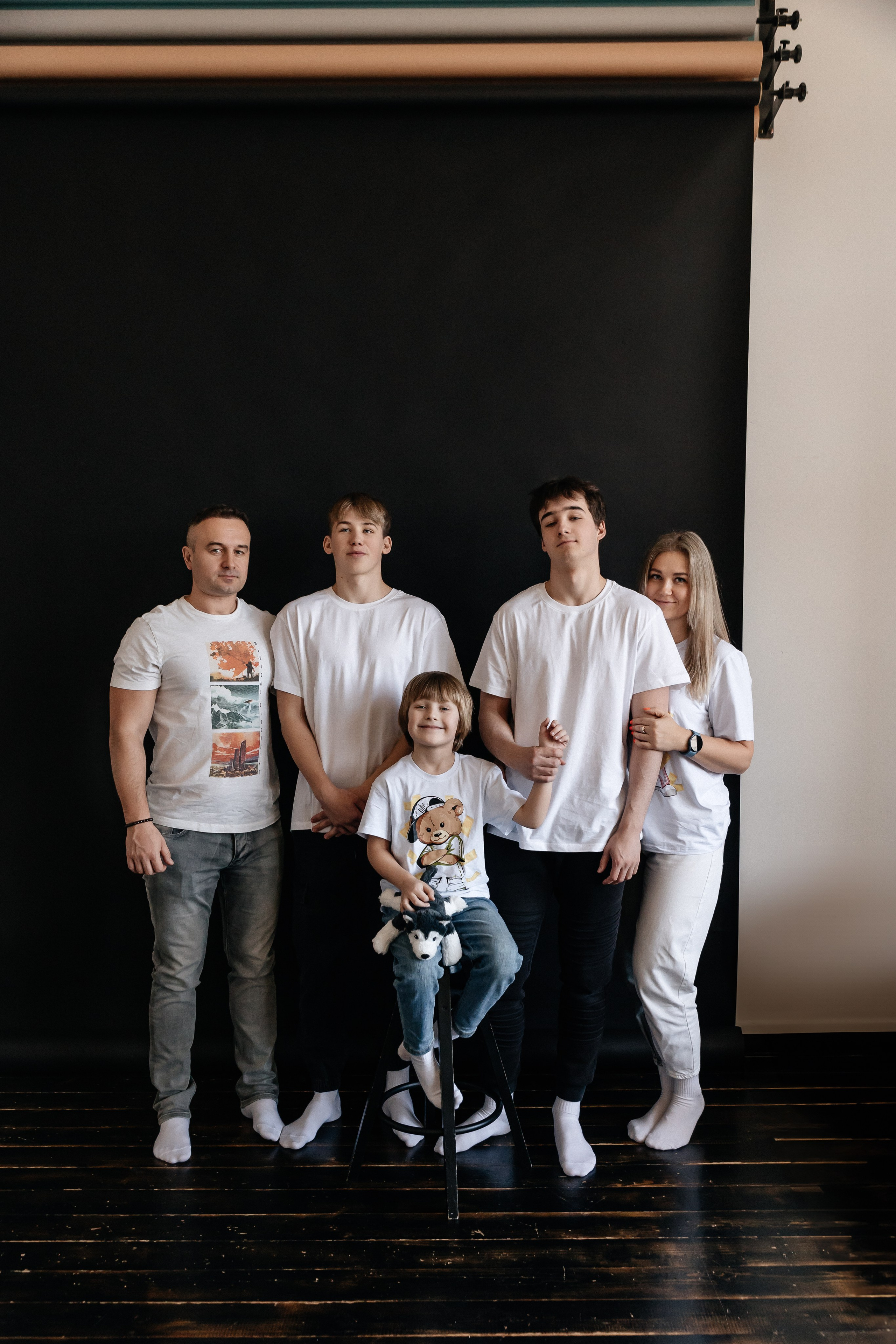 Юлиана, Андрей, Саша, Максим и Миша. Семейный фотограф Минск Усова Ольга