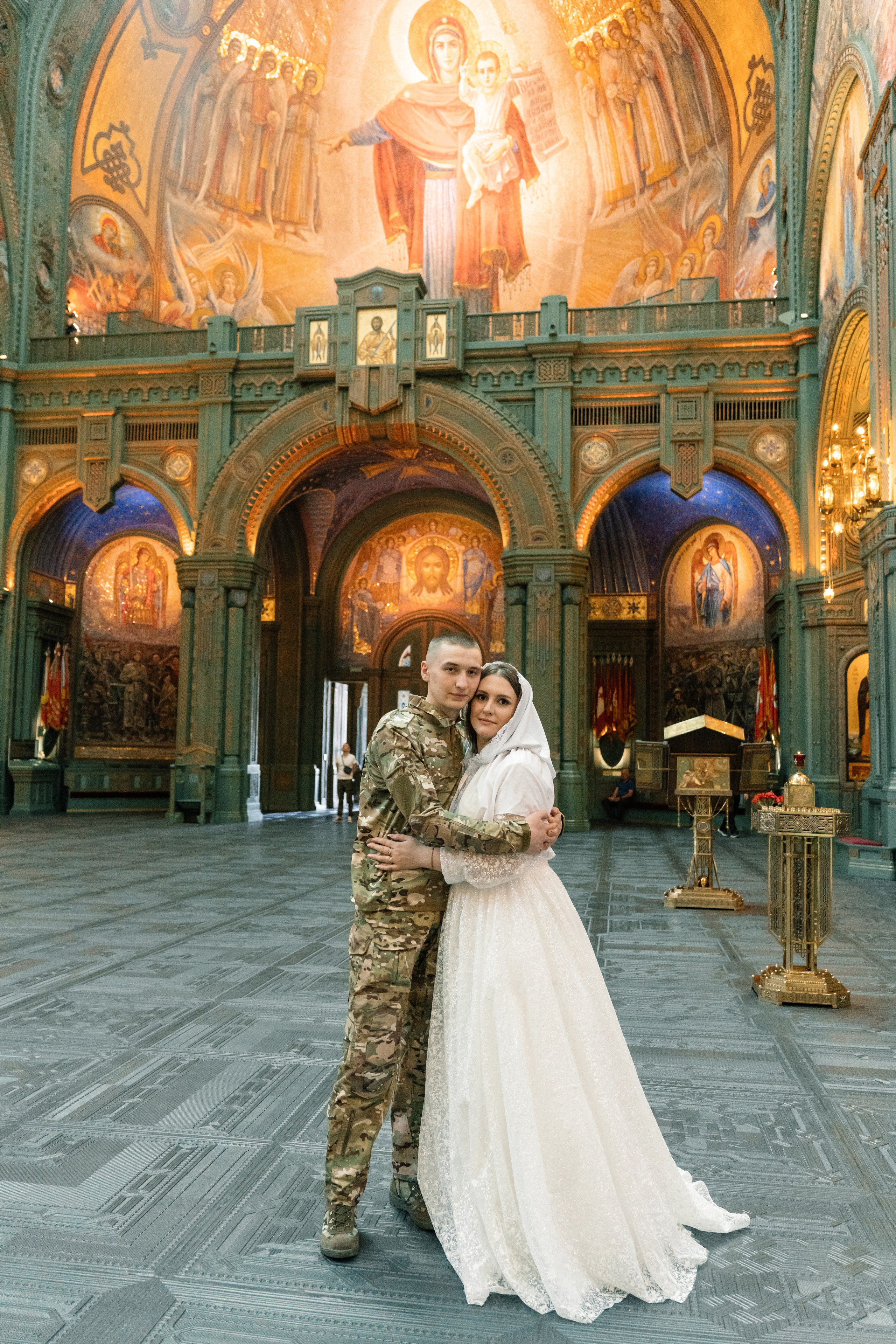 Венчание в Главном храме вооруженных сил (Патриот). Семейный фотограф Одинцово Москва Наталия Черенкова