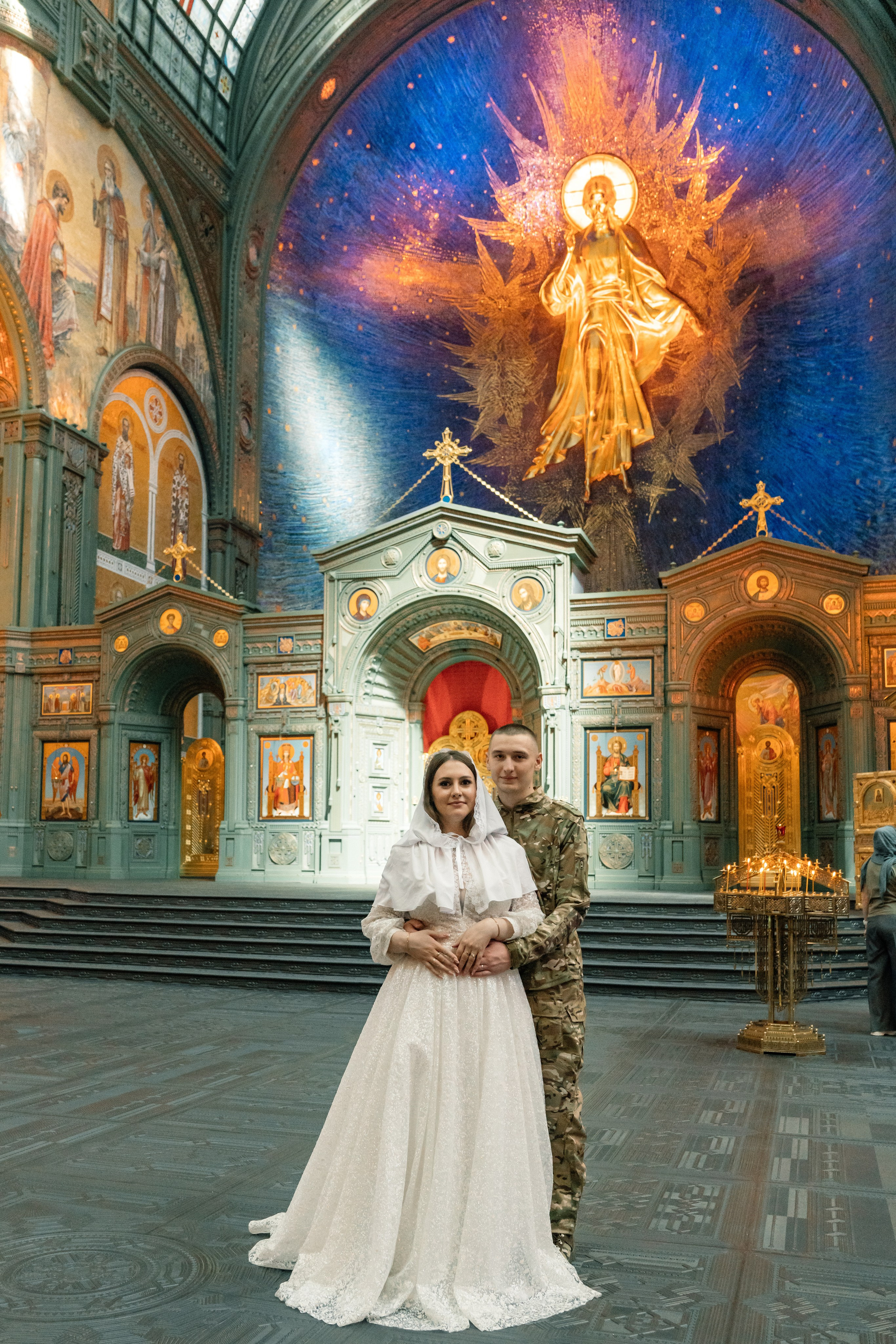 Венчание в Главном храме вооруженных сил (Патриот). Семейный фотограф Одинцово Москва Наталия Черенкова