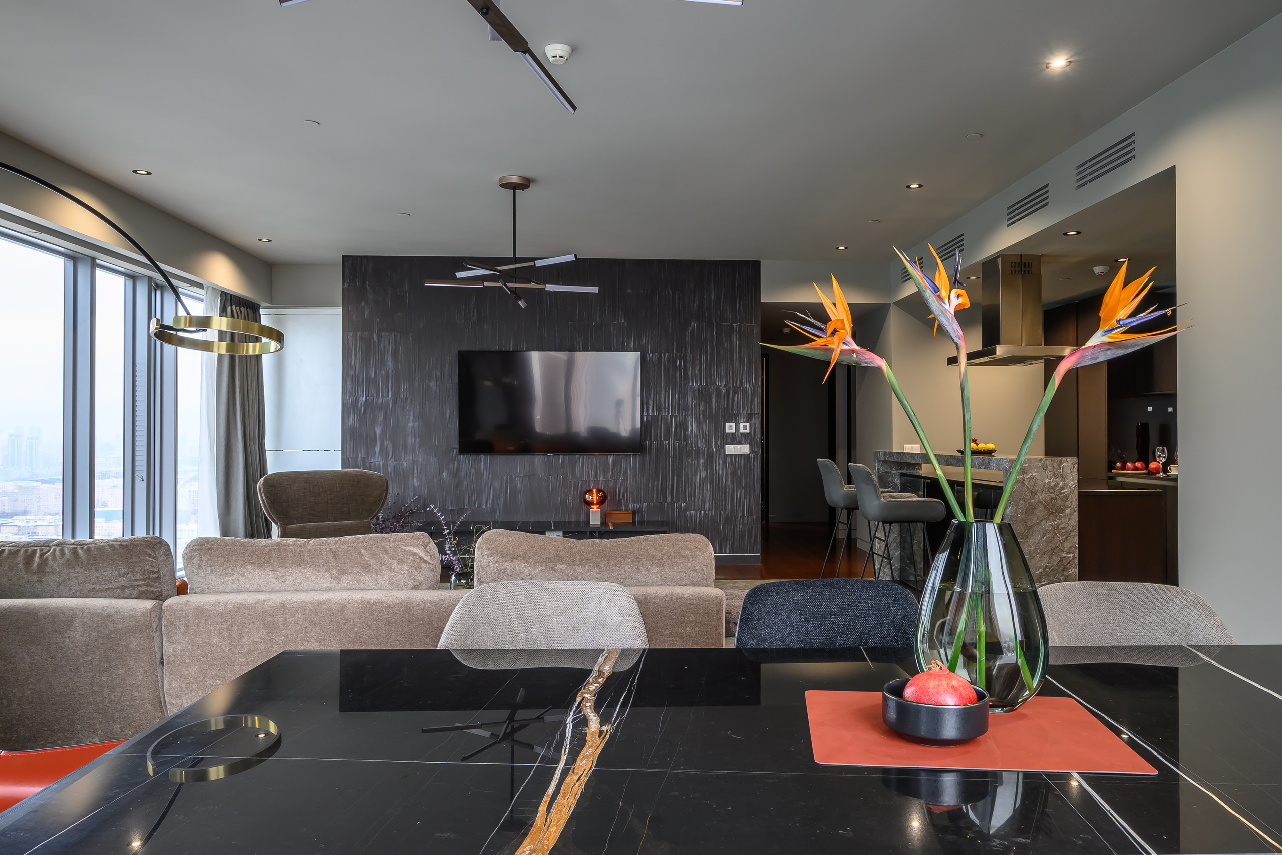 Фотосессия Москва-Сити. Интерьерный фотограф Юлия Лебедева. Москва