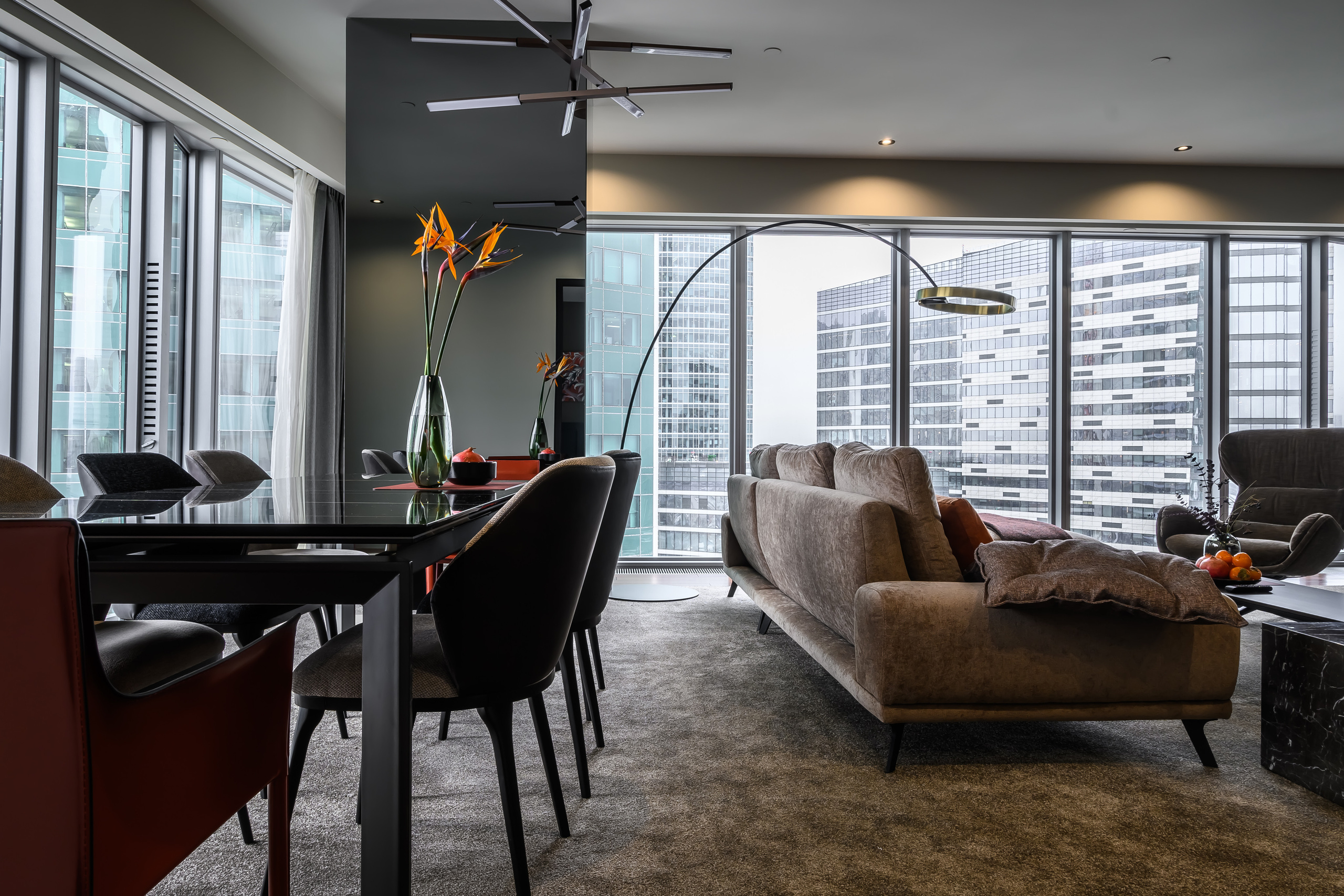 Фотосессия Москва-Сити. Интерьерный фотограф Юлия Лебедева. Москва