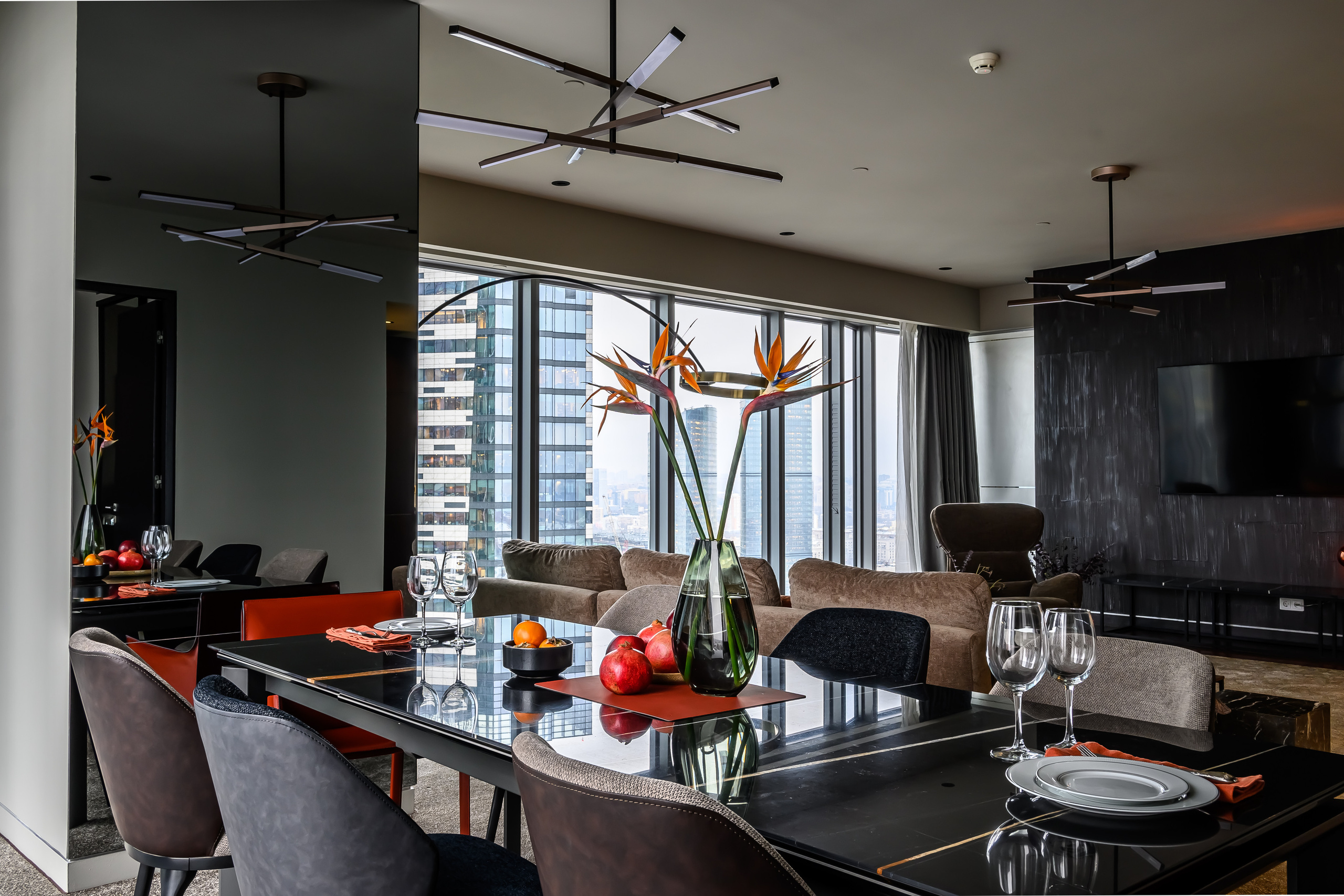 Фотосессия Москва-Сити. Интерьерный фотограф Юлия Лебедева. Москва