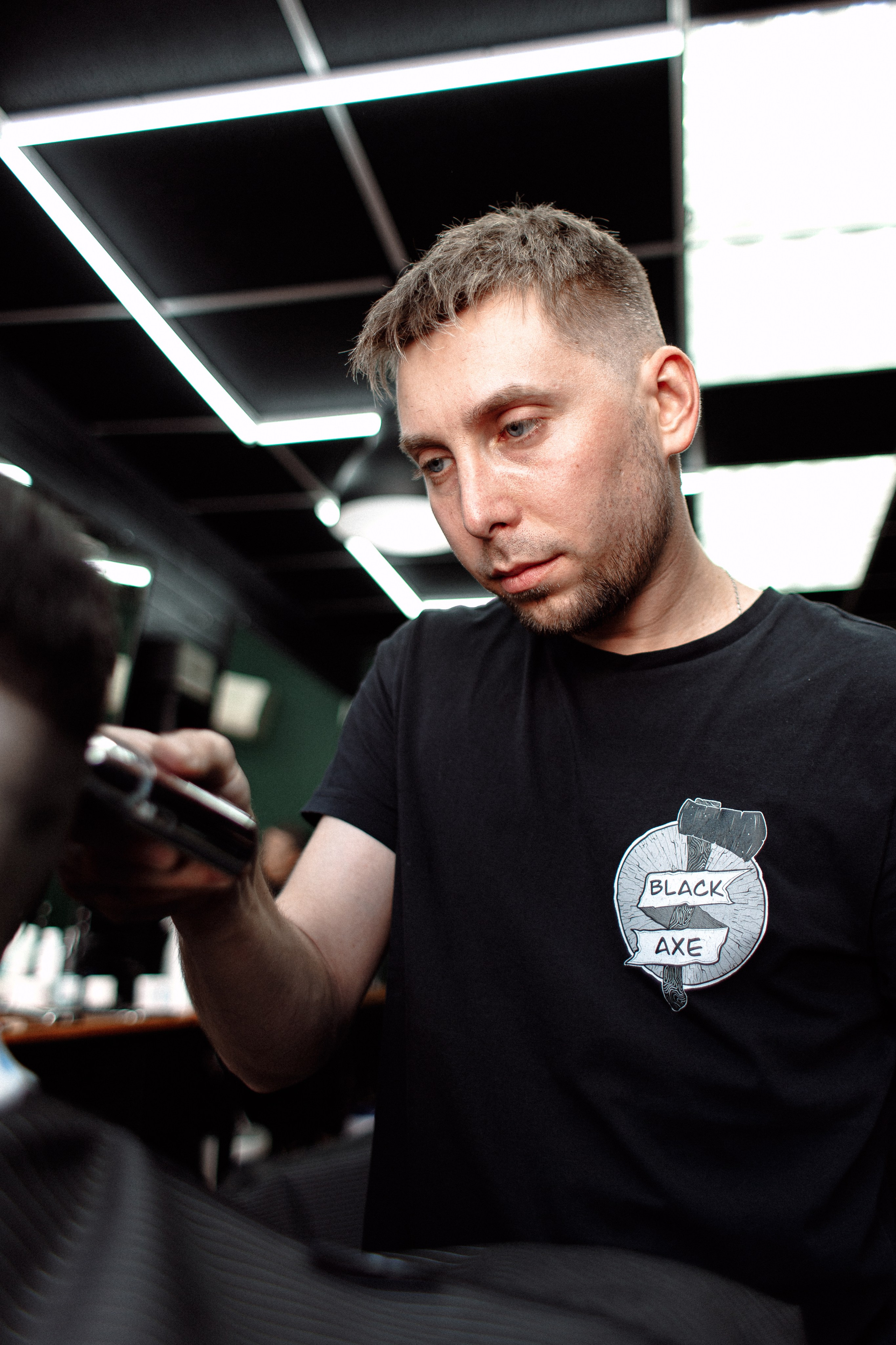 Съёмка барбершопа в Нижнем Новгороде.