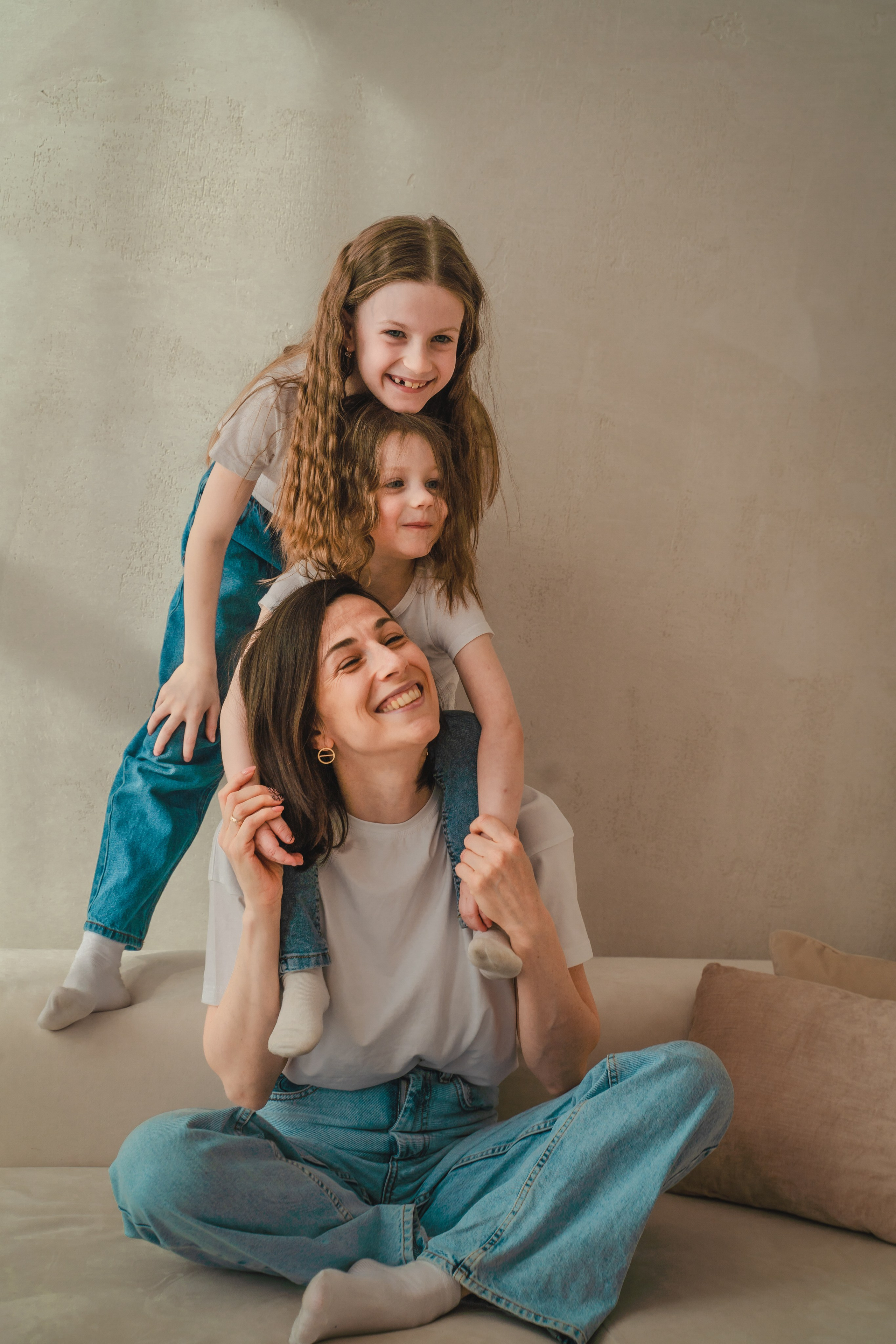 Семейная фотосессия. Студия. Фотограф в Москве Ленарская Дарья