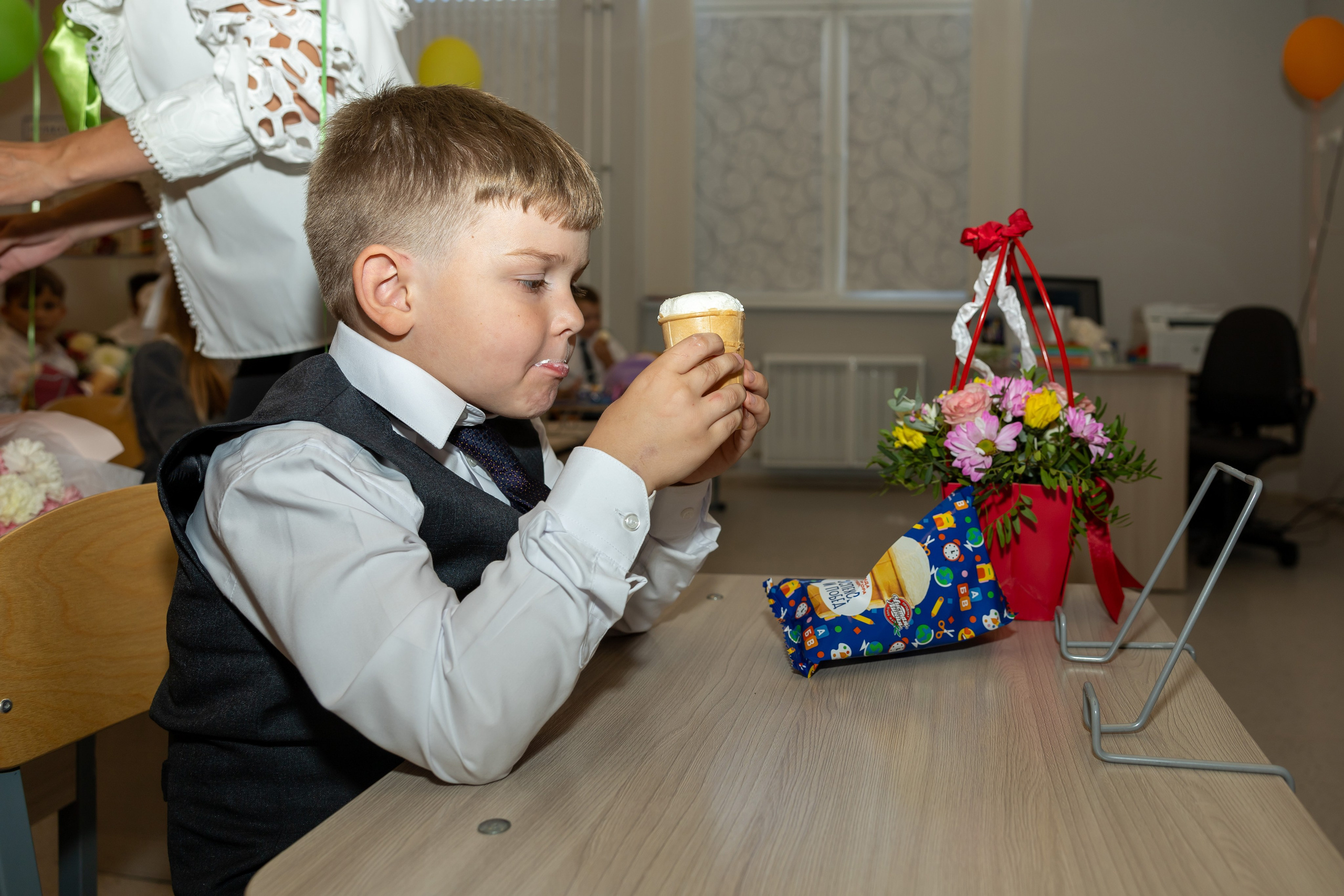 Первый раз в первый класс (репортажная съемка). Фотограф в Серпухове Наталья Руденко