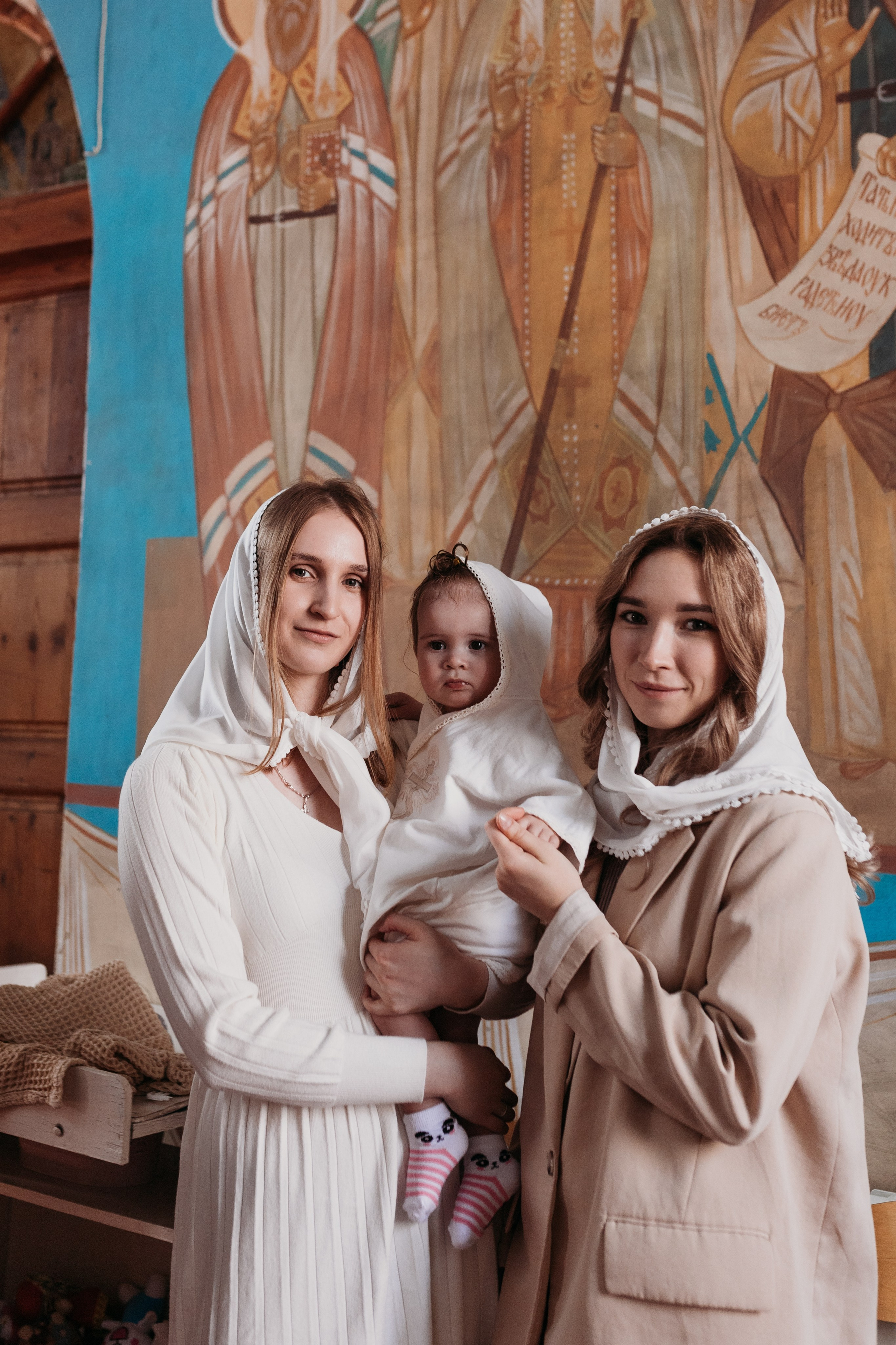 Фотосессия Крещения. Фотограф новорожденных в г. Барнаул Ренпенинг Катерина