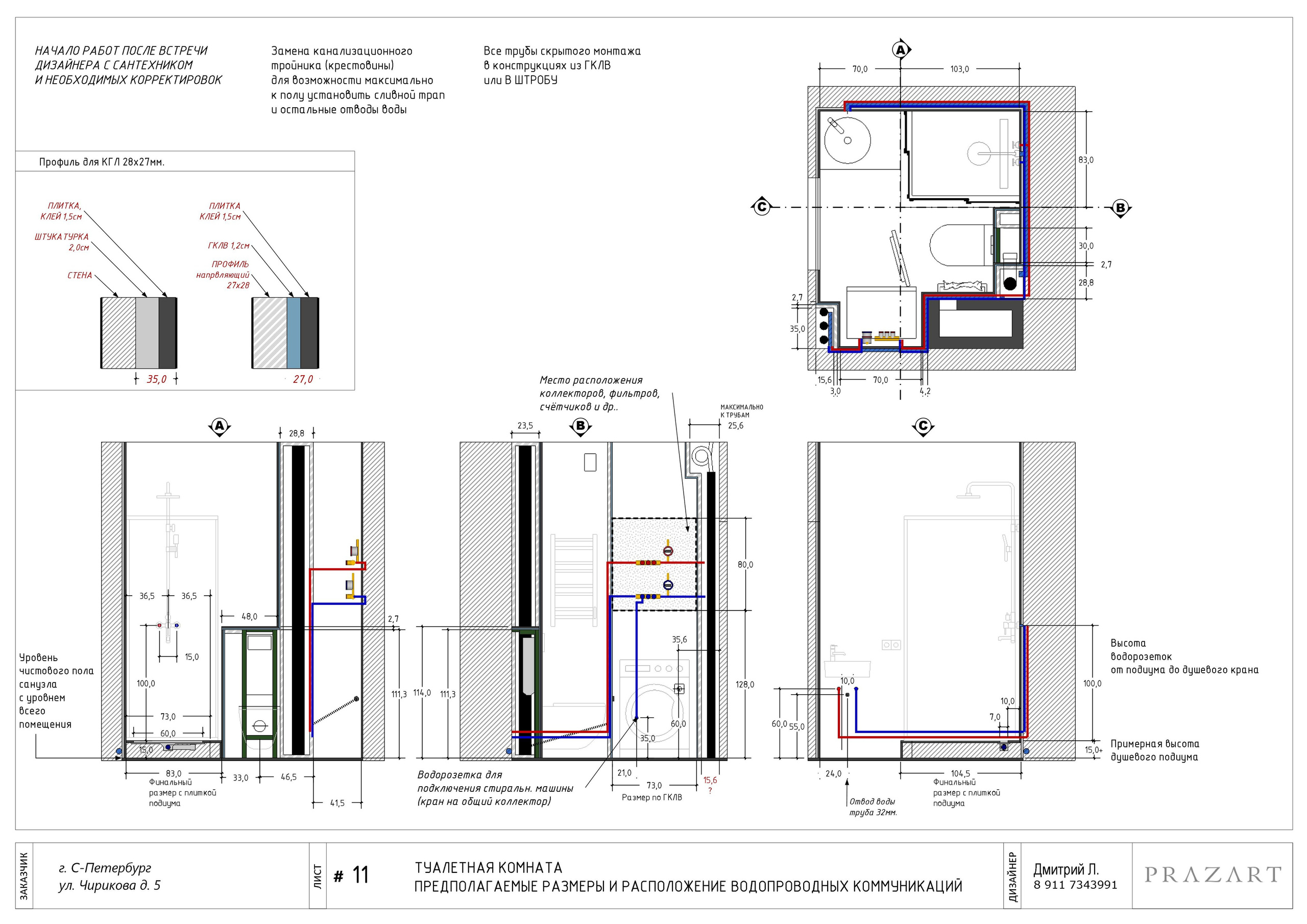 Пример дизайн-проекта интерьера. СПб. Дизайн интерьеров в сочетании с дизайн-проектом — лучший результат!