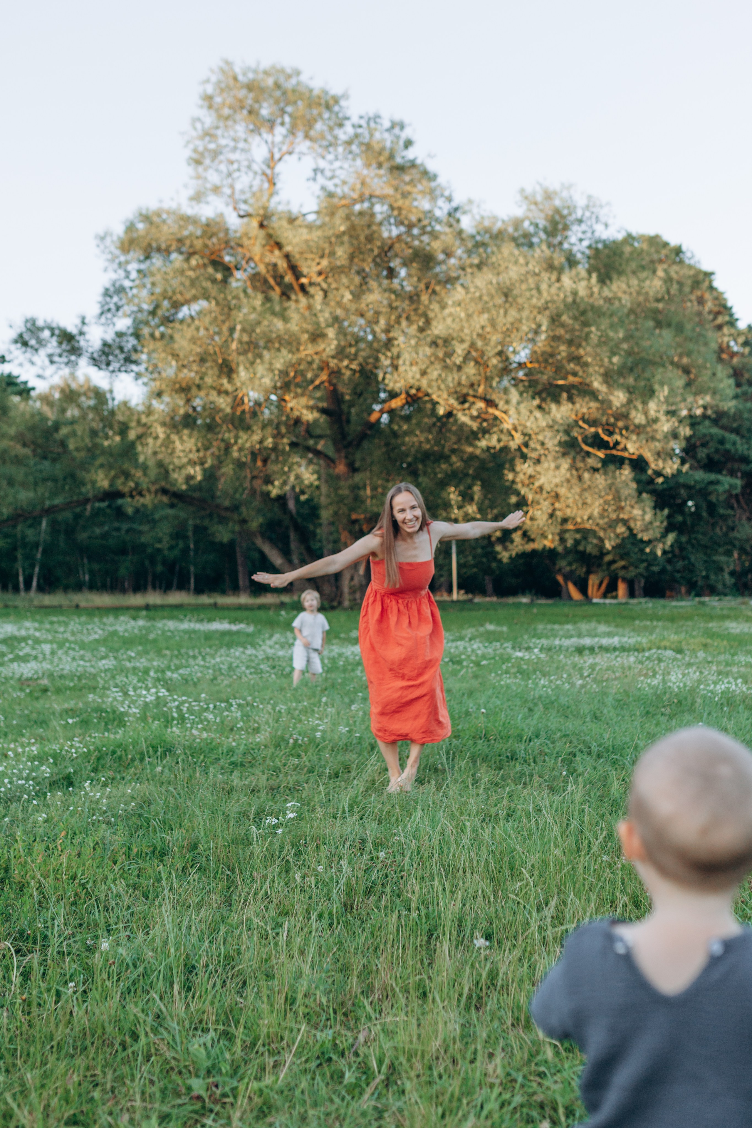 Оля и мальчишки. Семейный фотограф Полина Сарина Москва