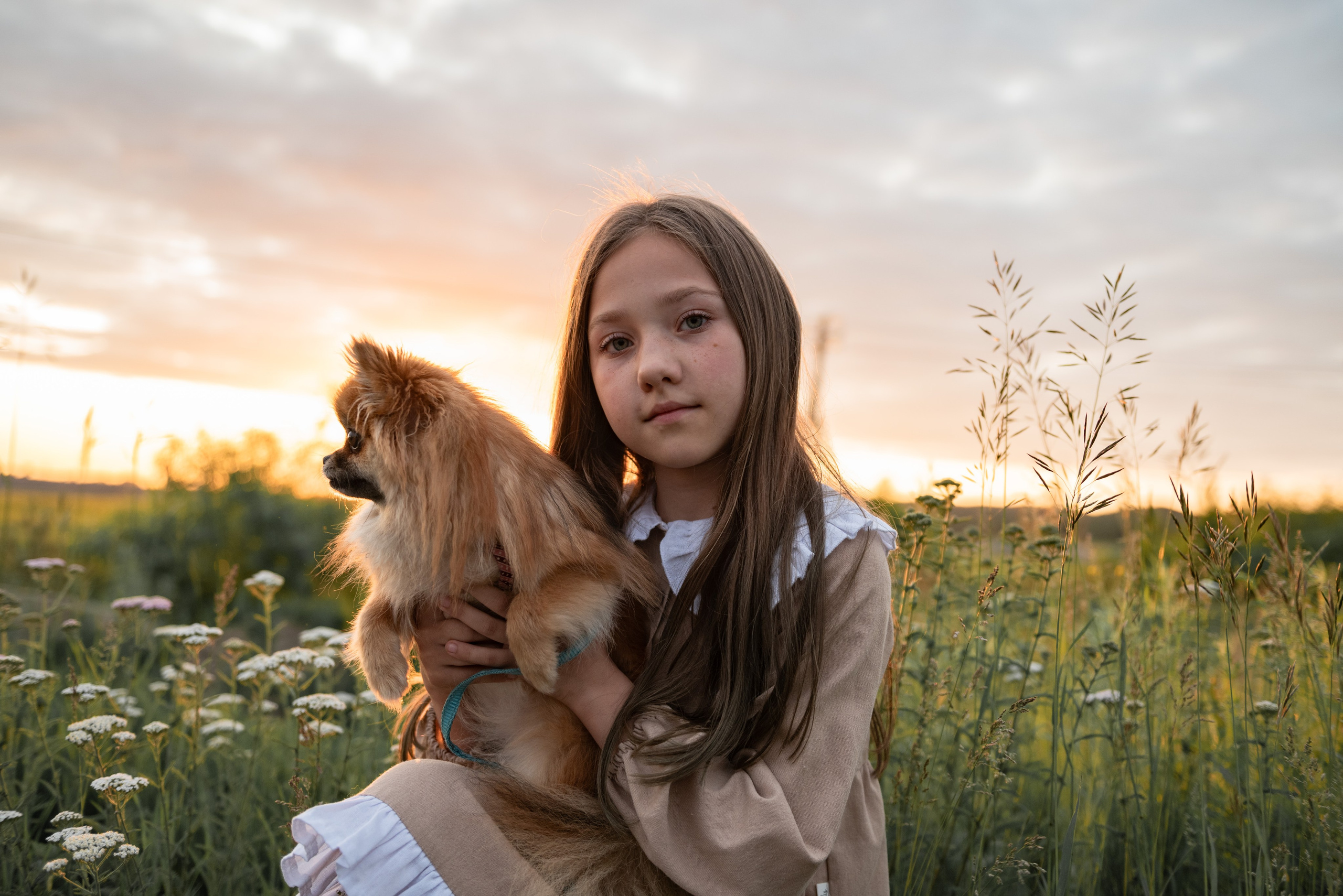 Фотопрогулка с собакой. Фотограф г. Москва