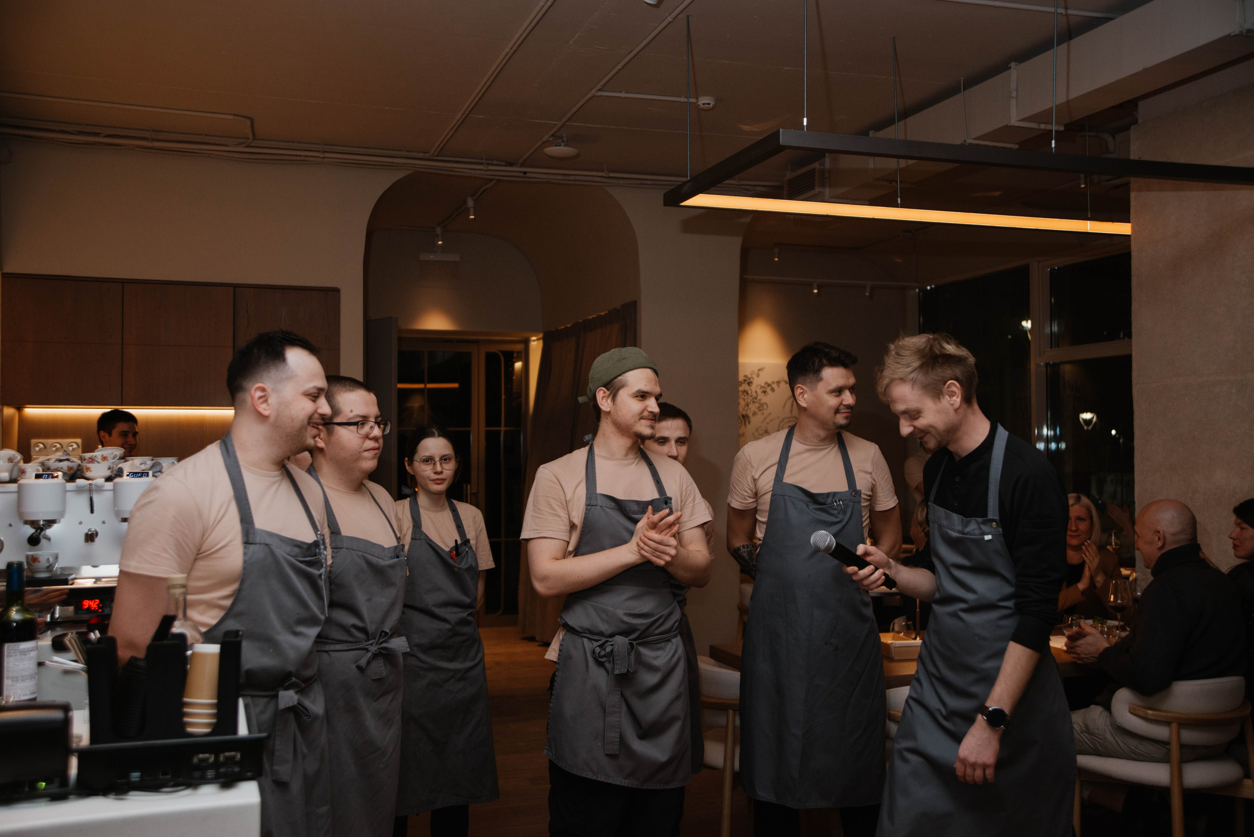 Шеф-тейбл в ресторане La Volte. Ксения Glossa. Портретный и репортажный фотограф в Самаре