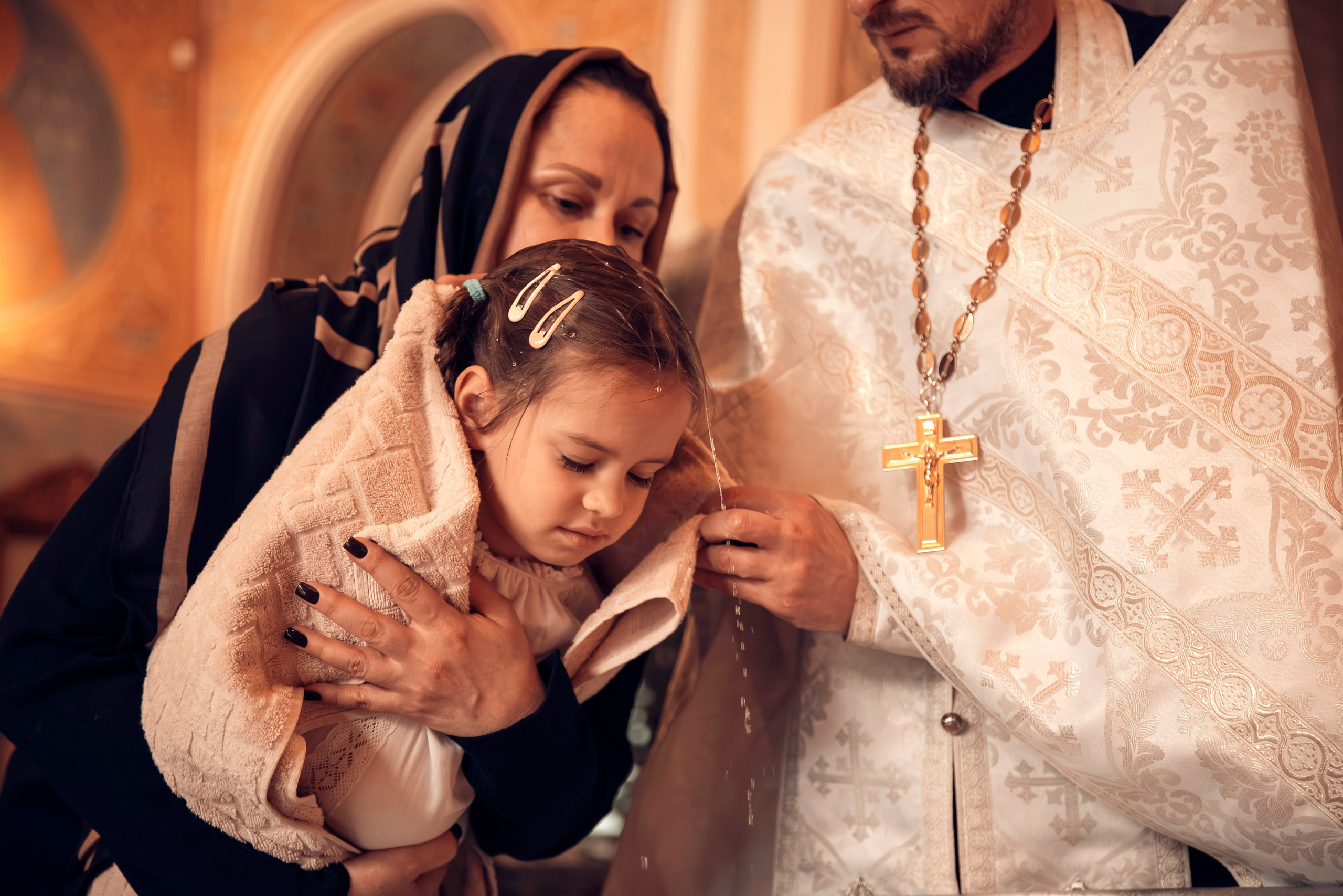 Крещение Анны и Екатерины. ТОП Фотограф на Крещение и Венчание Железногорск Алексей Мещеряков