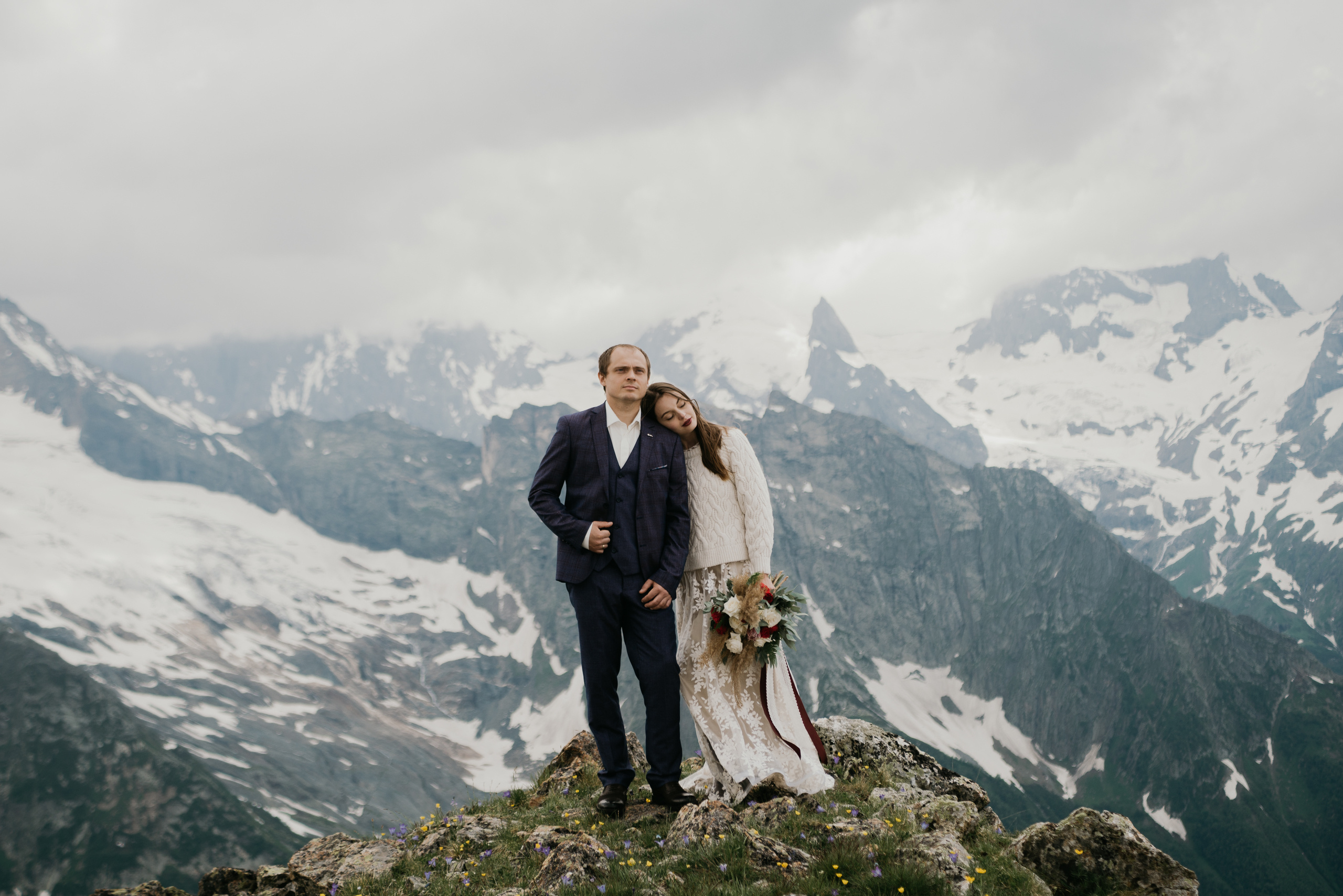 Даня + Настя Домбай. Backpackweddings фотограф и видеограф Ростов-на-Дону Сочи