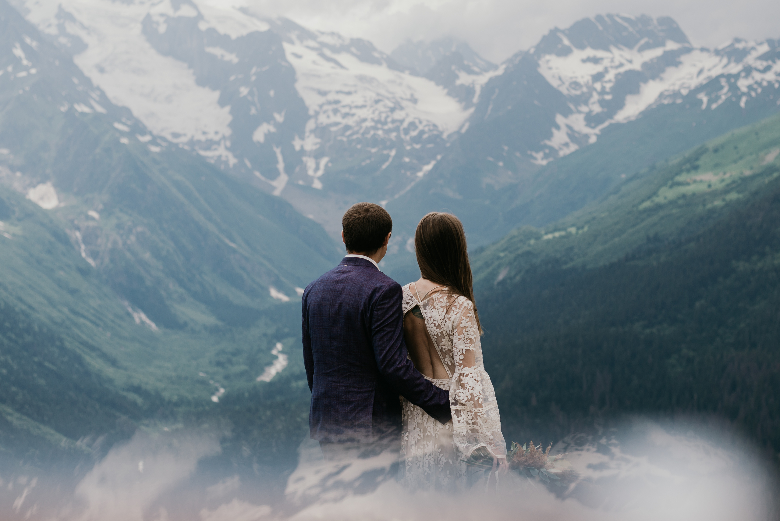 Даня + Настя Домбай. Backpackweddings фотограф и видеограф Ростов-на-Дону Сочи