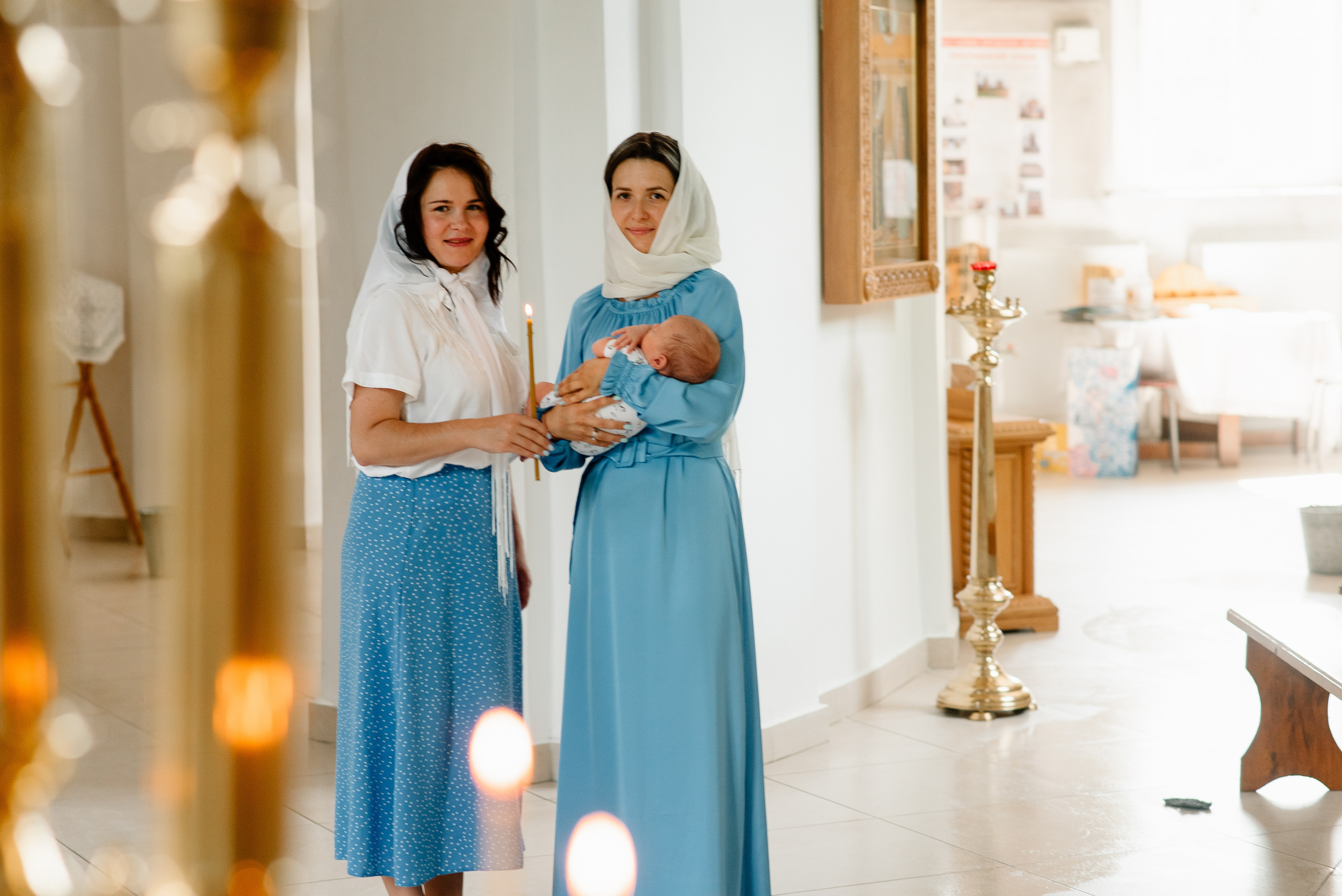 Крещение. Фотограф новорожденных и семей Юлия Коноплева в Москве