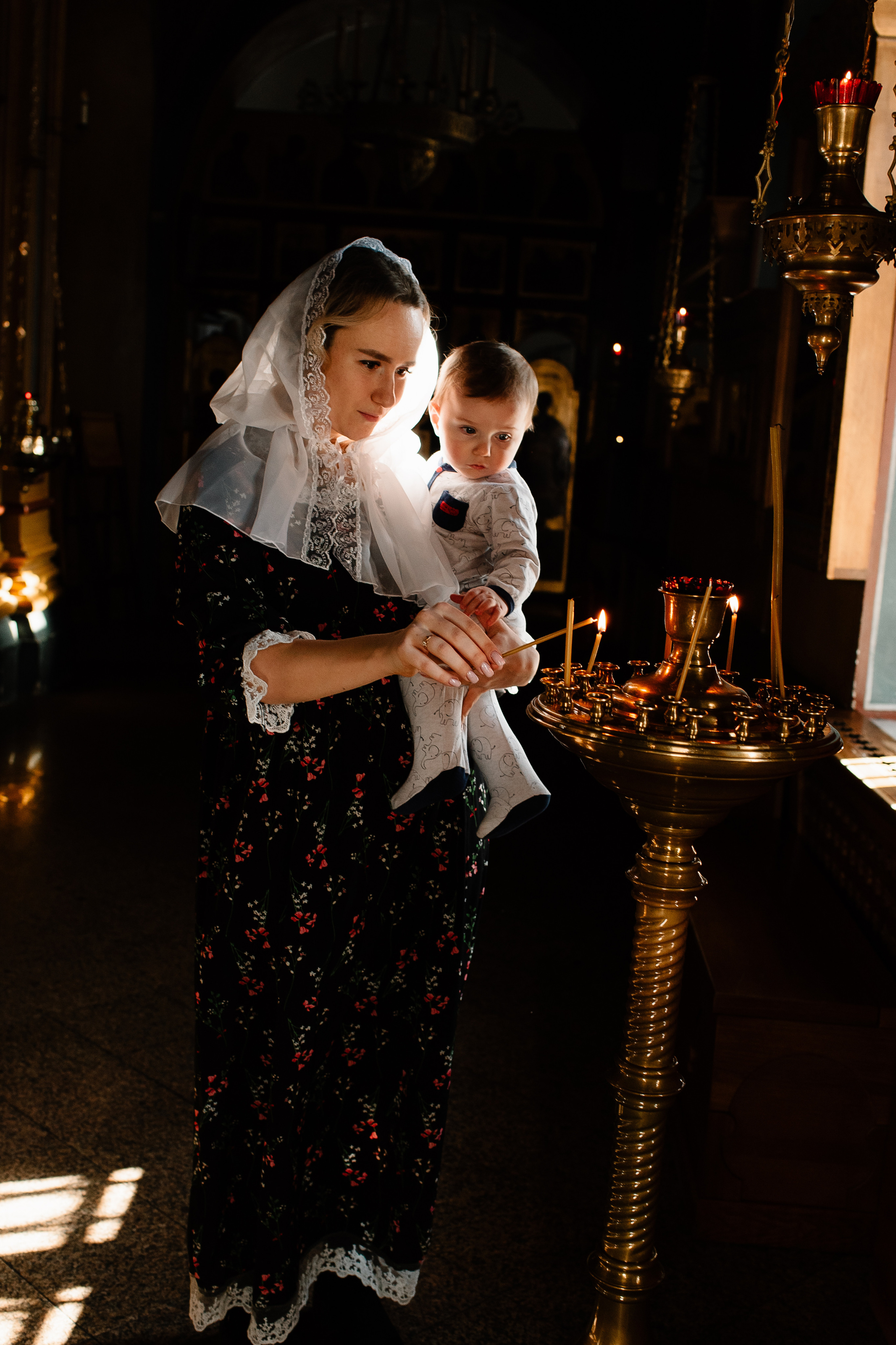 Крещение. Фотограф новорожденных и семей Юлия Коноплева в Москве