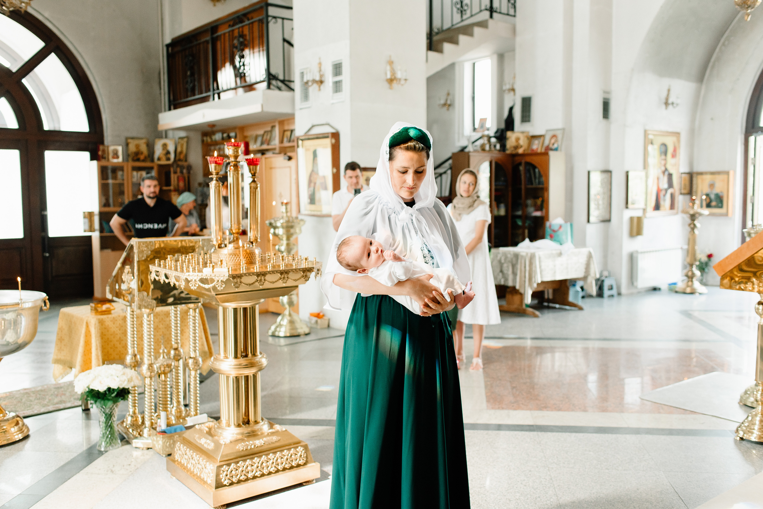 Крещение. Фотограф новорожденных и семей Юлия Коноплева в Москве