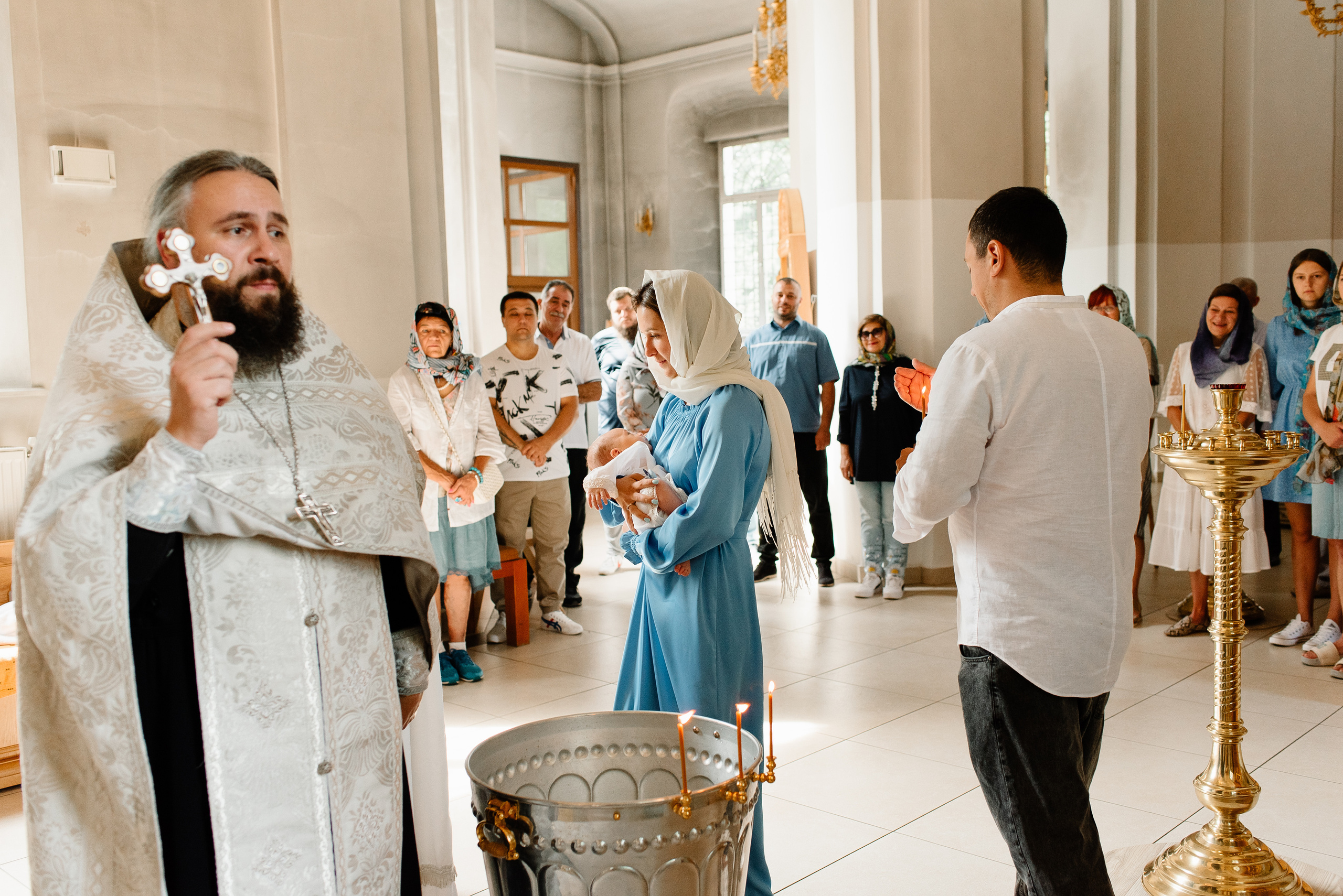 Крещение. Фотограф новорожденных и семей Юлия Коноплева в Москве