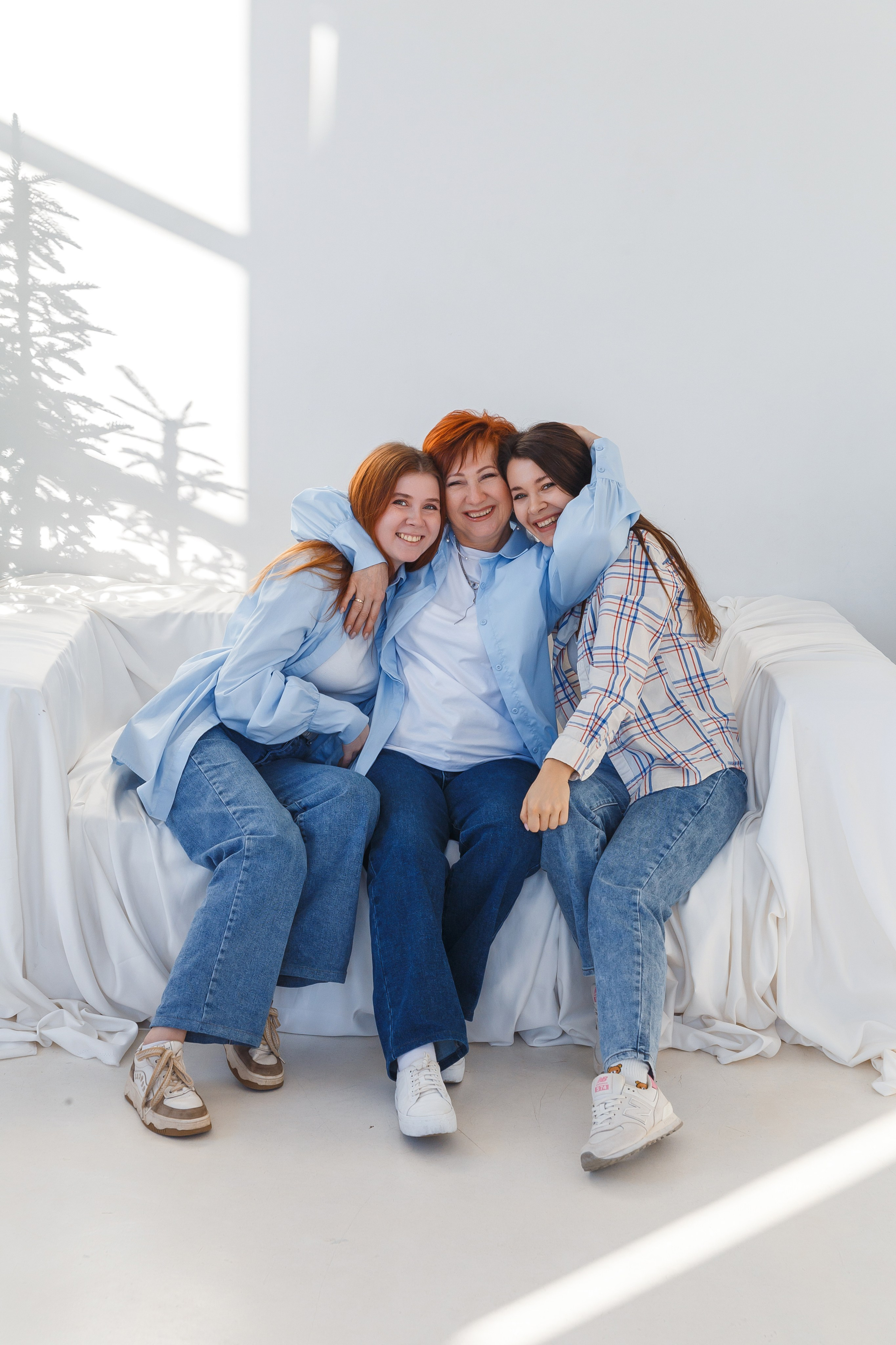 Рождественская встреча Синицыных в студии. Событийный фотограф Максим Бескоровайновнов