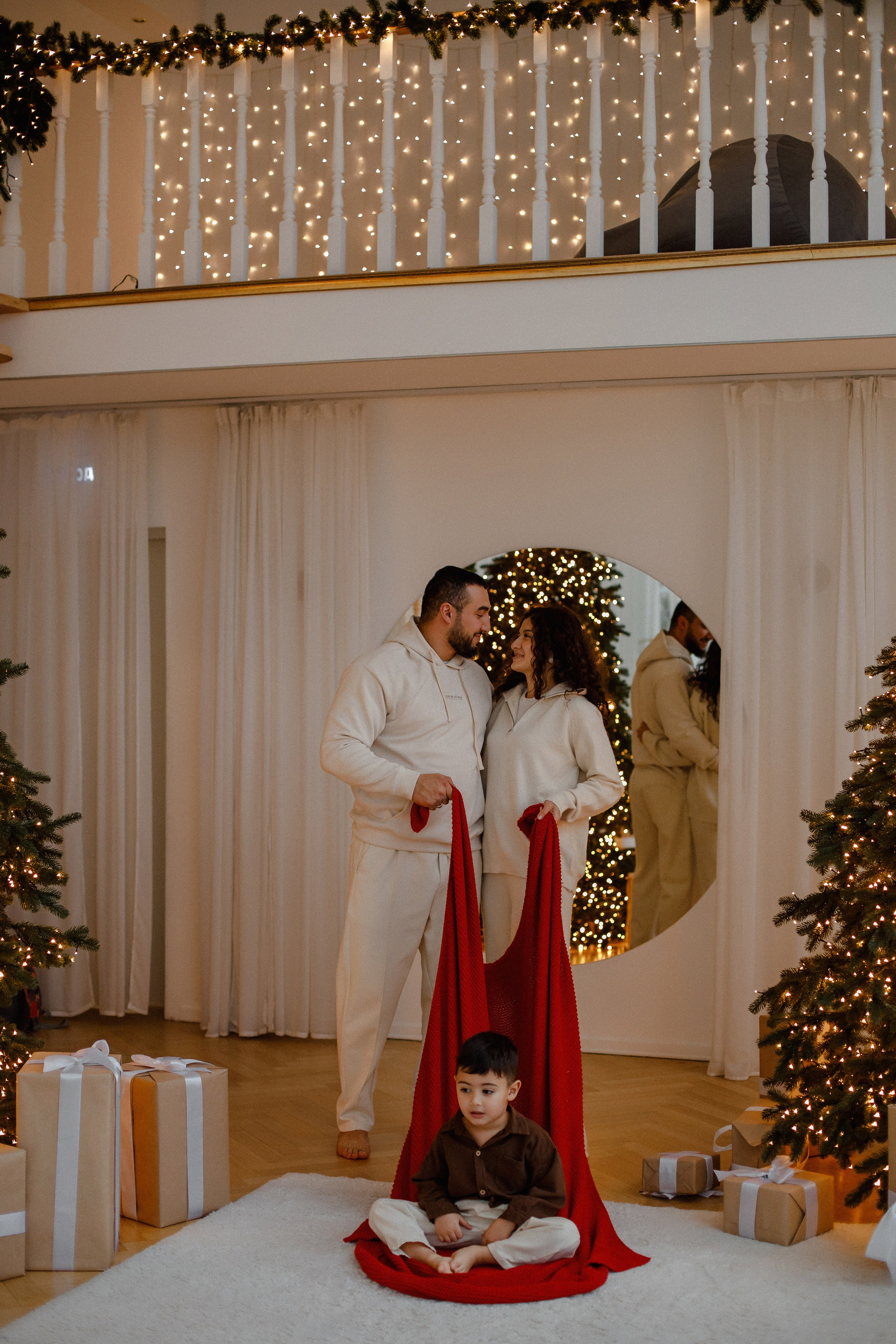Семейная новогодняя фотосессия в Москве