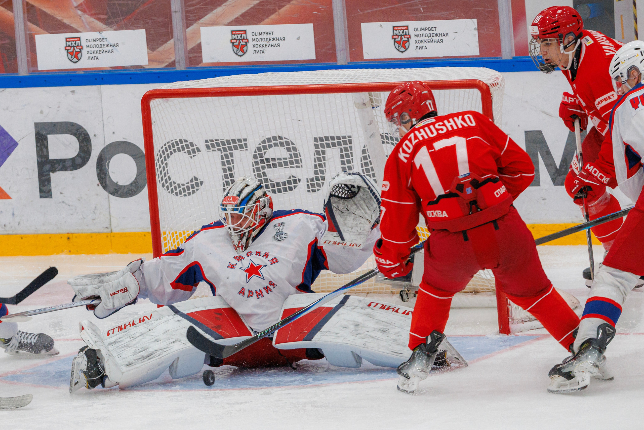 ПЛЕЙ-ОФФ МХЛ. МХК СПАРТАК — ХК КРАСНАЯ АРМИЯ. Artem Zenin Photography