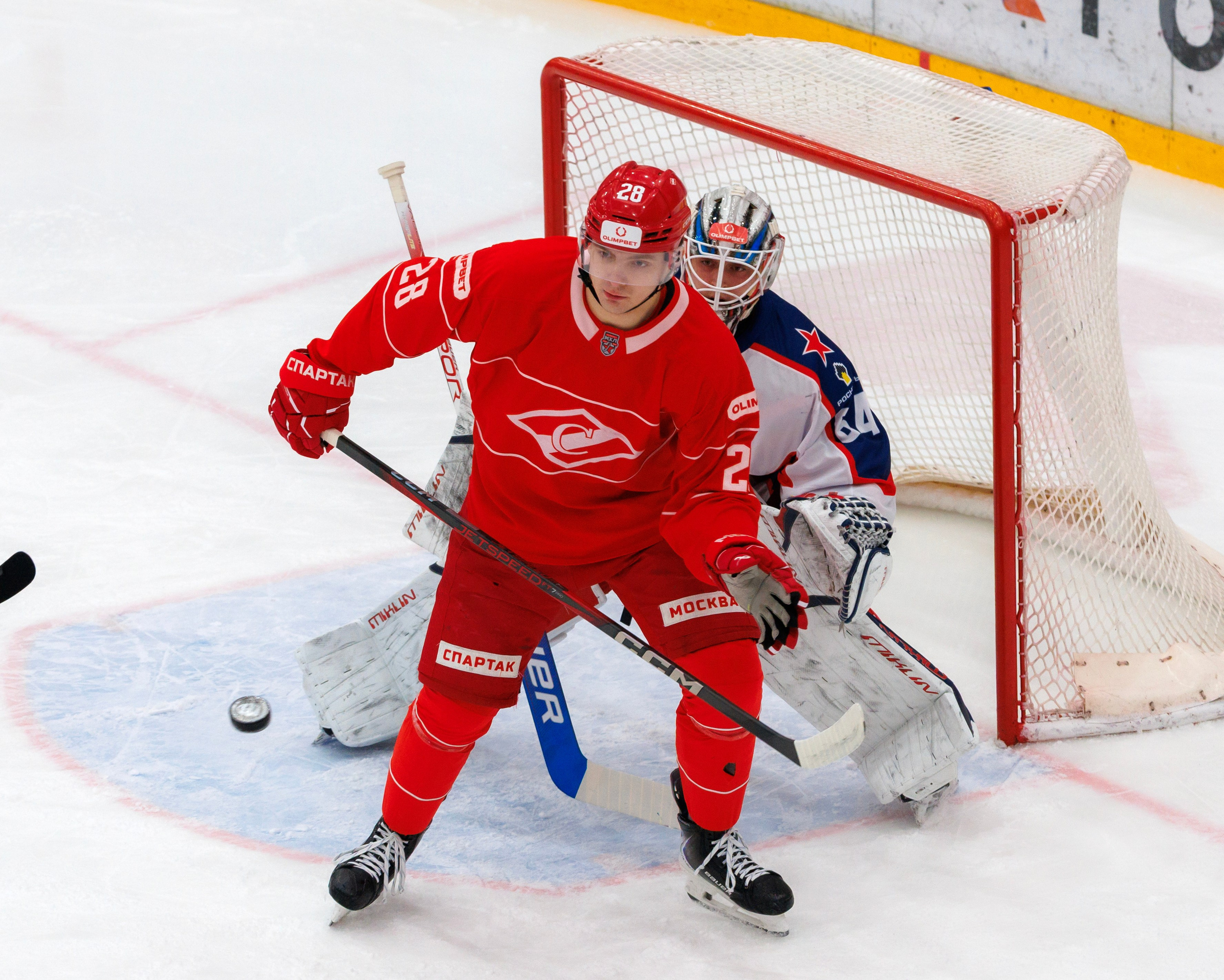 МАТЧ МХЛ. МХК СПАРТАК — ХК КРАСНАЯ АРМИЯ. Artem Zenin Photography