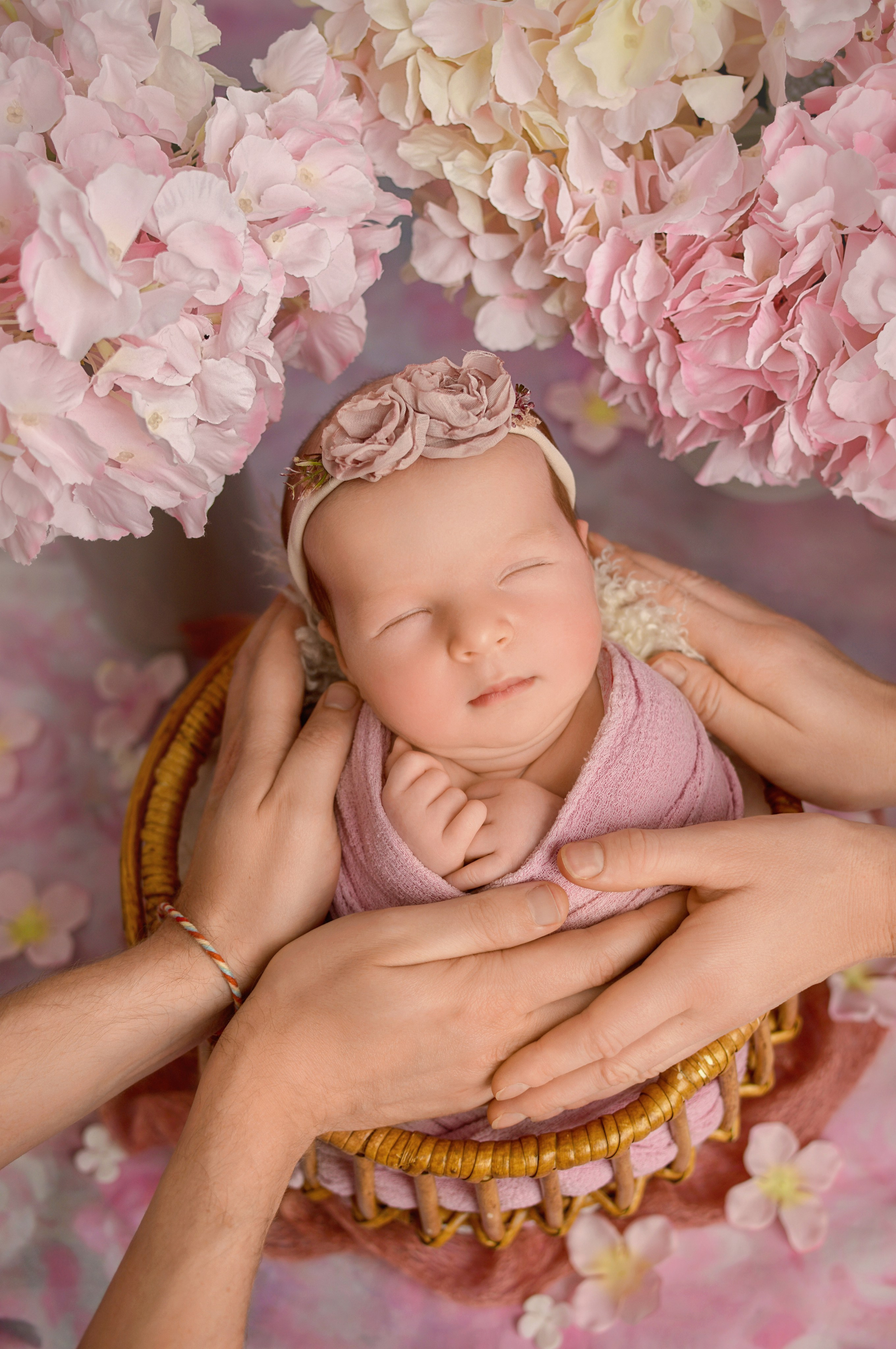 Семейная фотосессия с новорожденным. Фотограф новорожденных Краснодар Малышенко Надежда