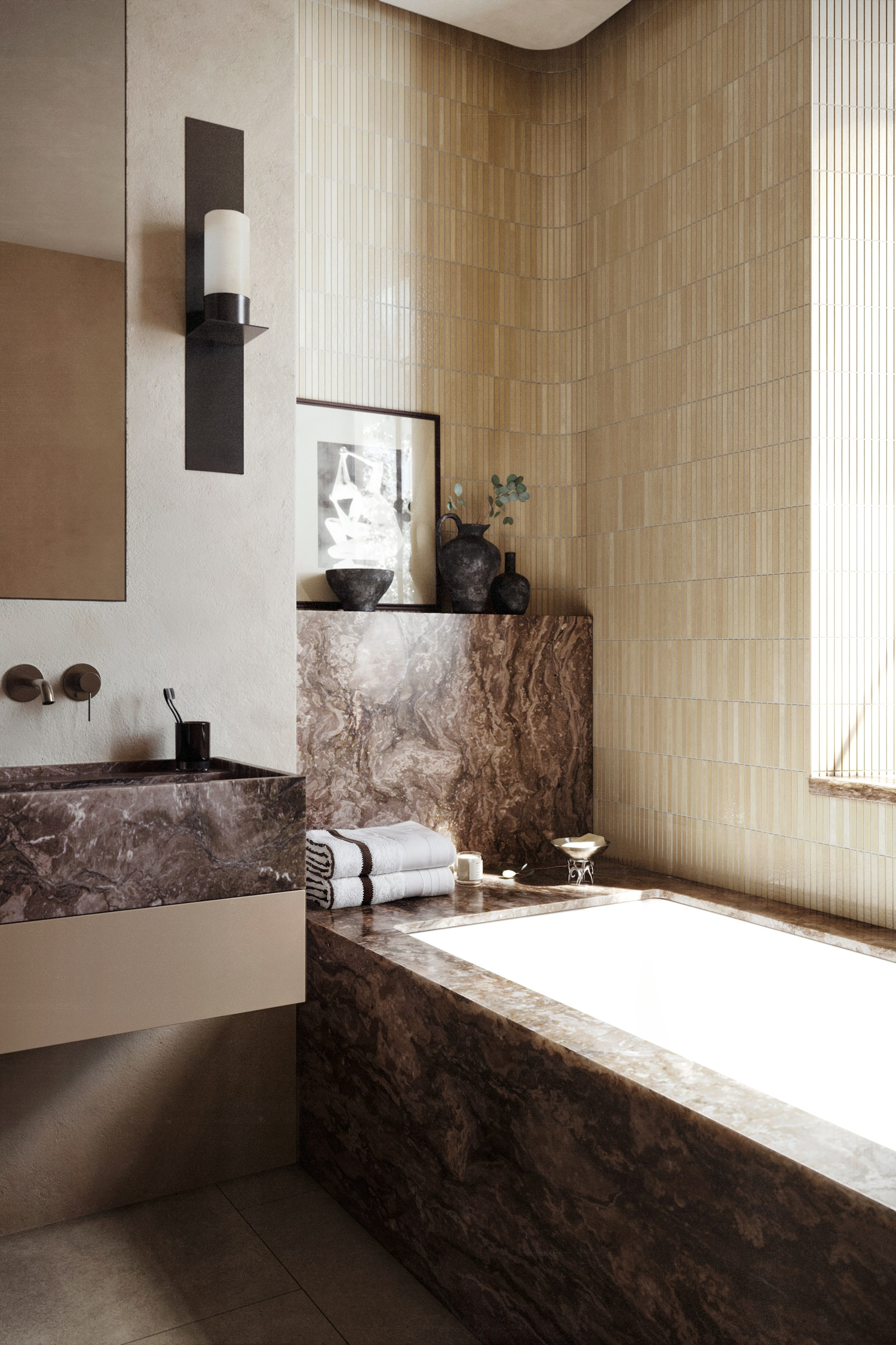 Alliot+Maudet buro Bedroom. Визуализации Дизайн проектов