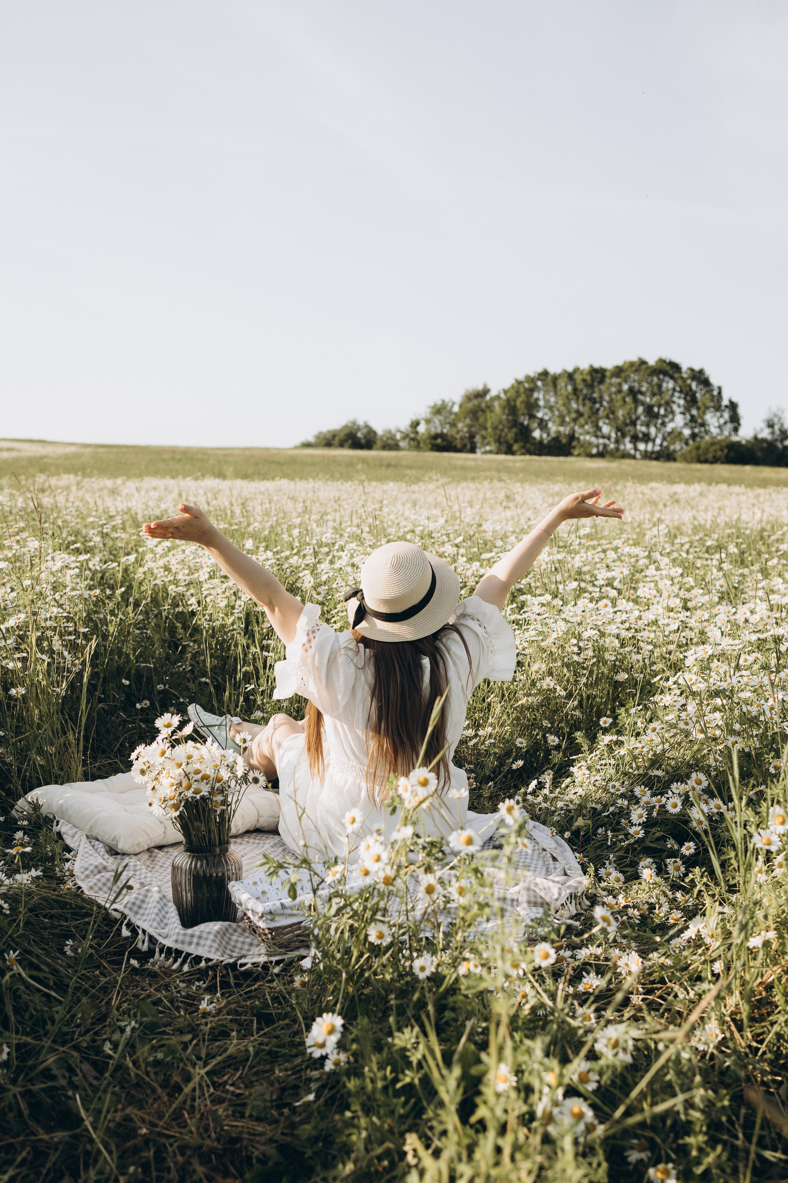 Маша и ромашки. Семейный фотограф в Москве Виктория Ястребинская