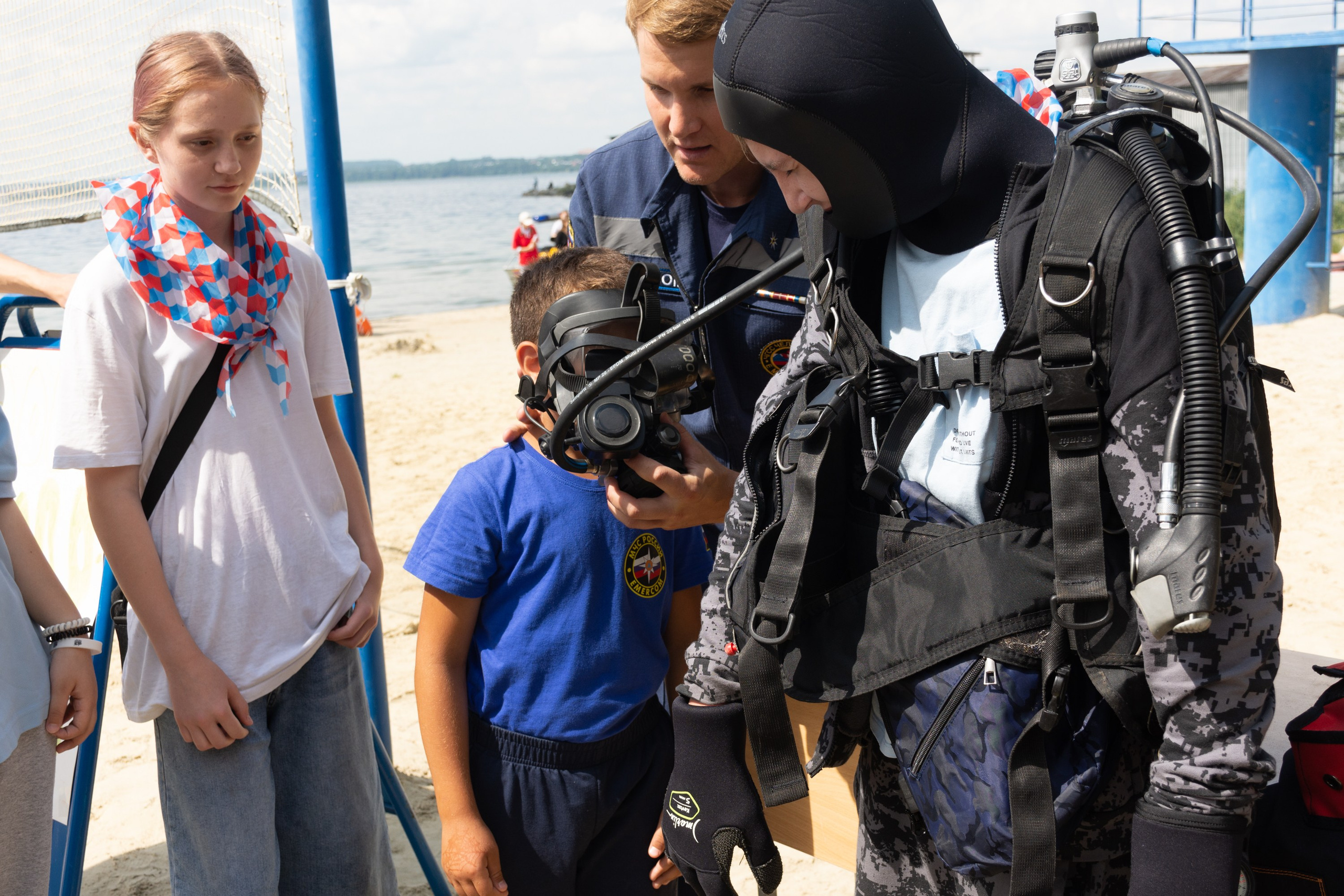 Урок по безопасности на воде (полный альбом). Фотограф Максим Буряк