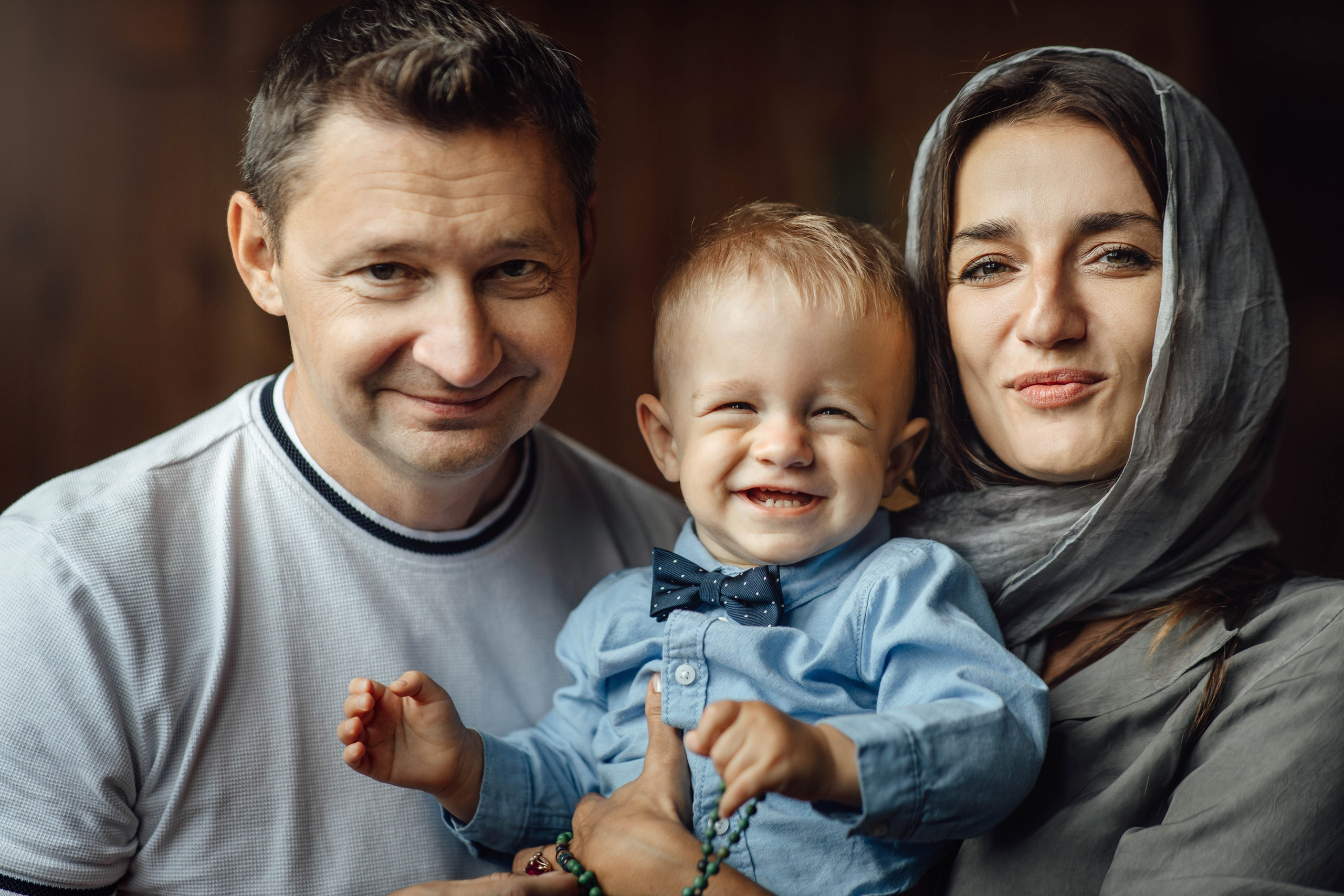 Крещение Тимофея, д. Киевец, храм Святой Троицы, август 2025