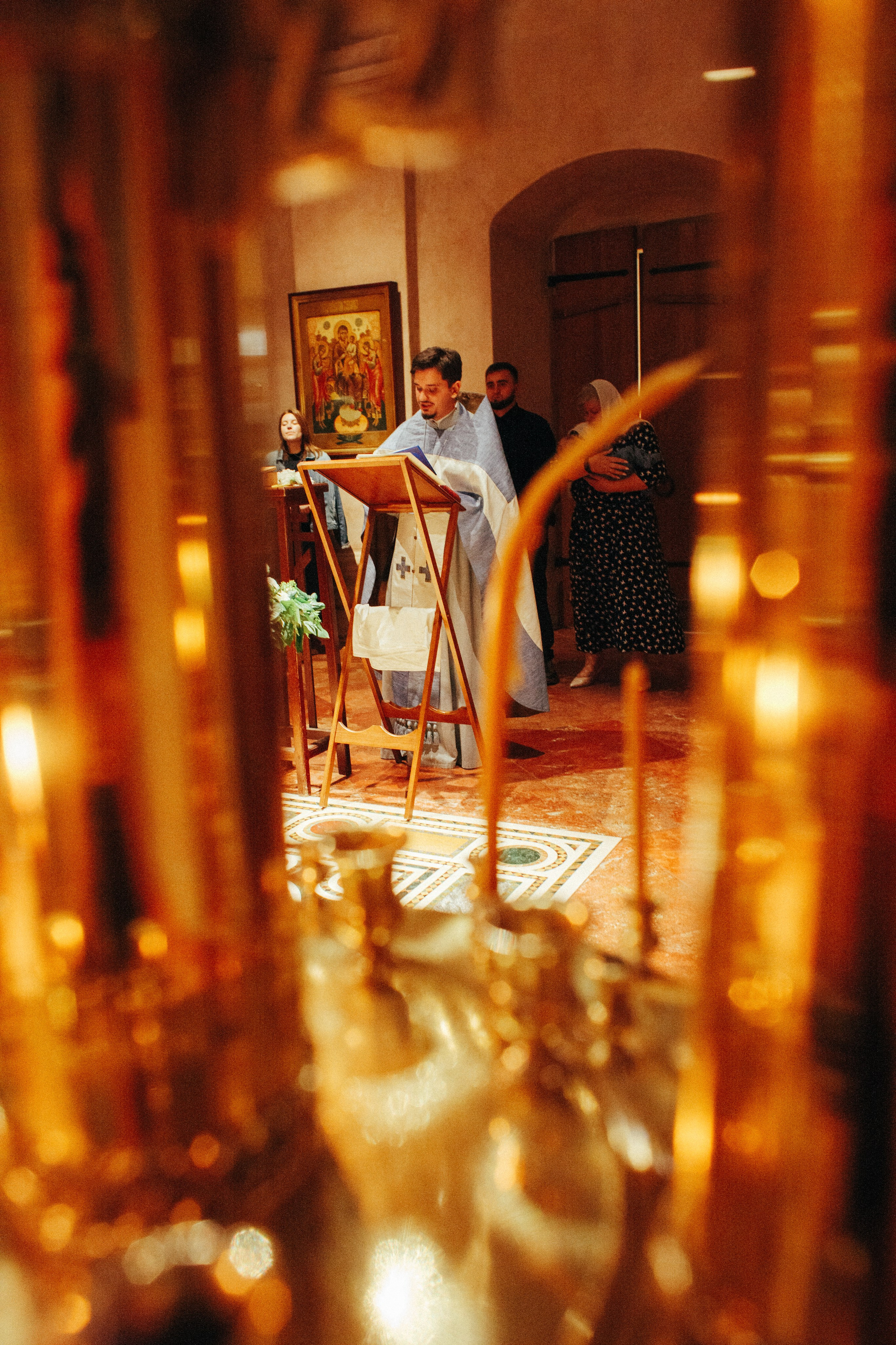 Крещение в храме Антипы, стиль «Kodachrome 64». Фотограф на крещение/венчание